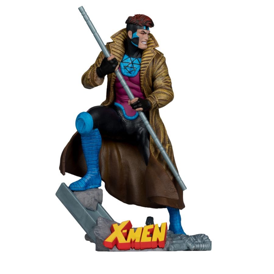 Mcfarlane Toys Marvel Comics - Gambit (X - Men 1) 1:10 Scale Collectible Figure with Scene
