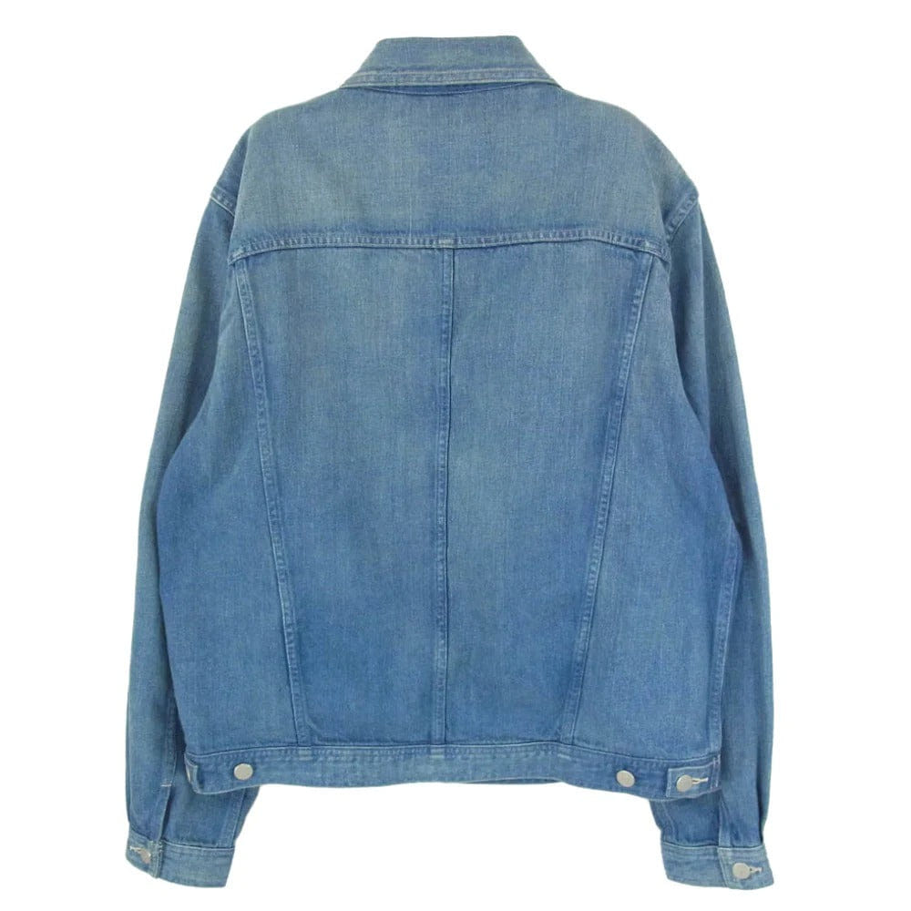 Auralee [4] AURALEE SELVEDGE FADED LIGHT DENIM BLOUSON JACKET