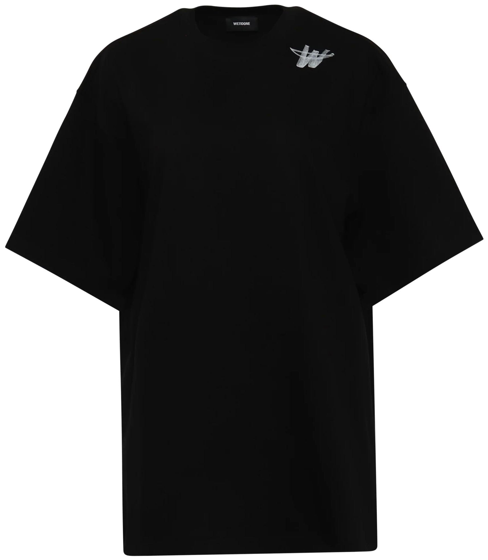 We11done Cotton WD Logo T - Shirt Black