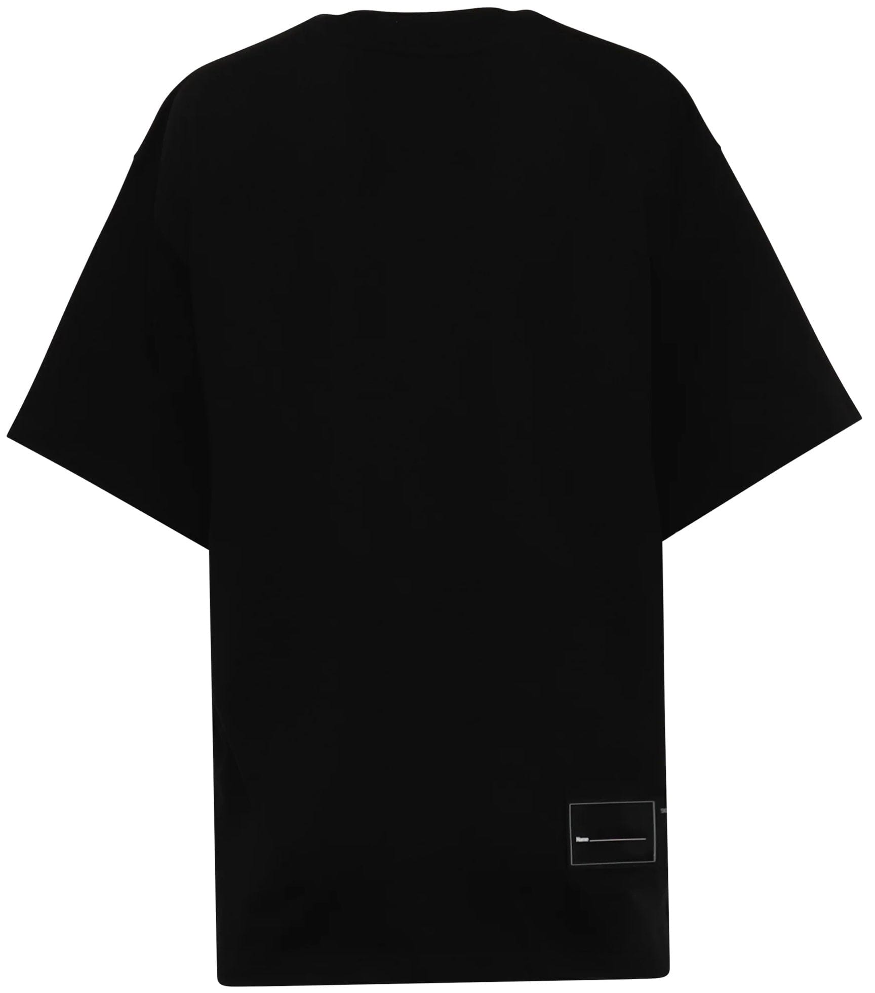 We11done Cotton WD Logo T - Shirt Black