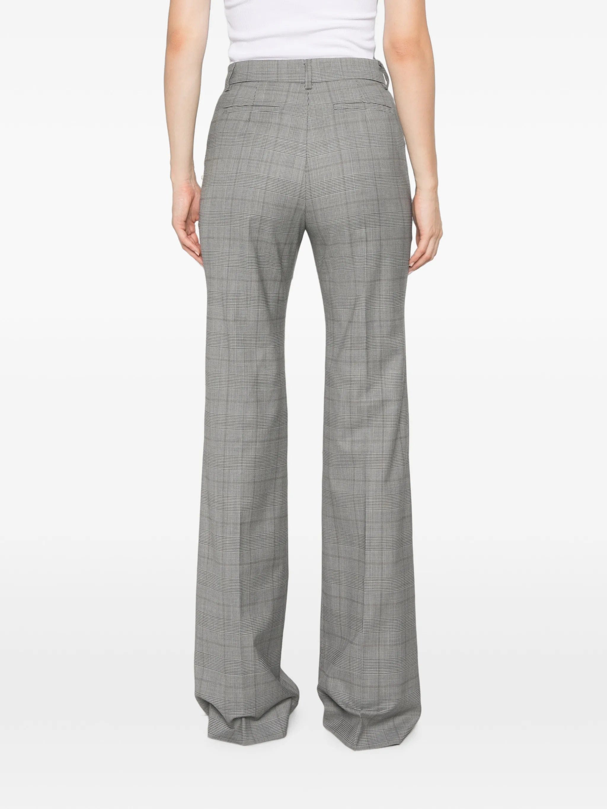 Sportmax Spxanfora Prince of Wales check trousers
