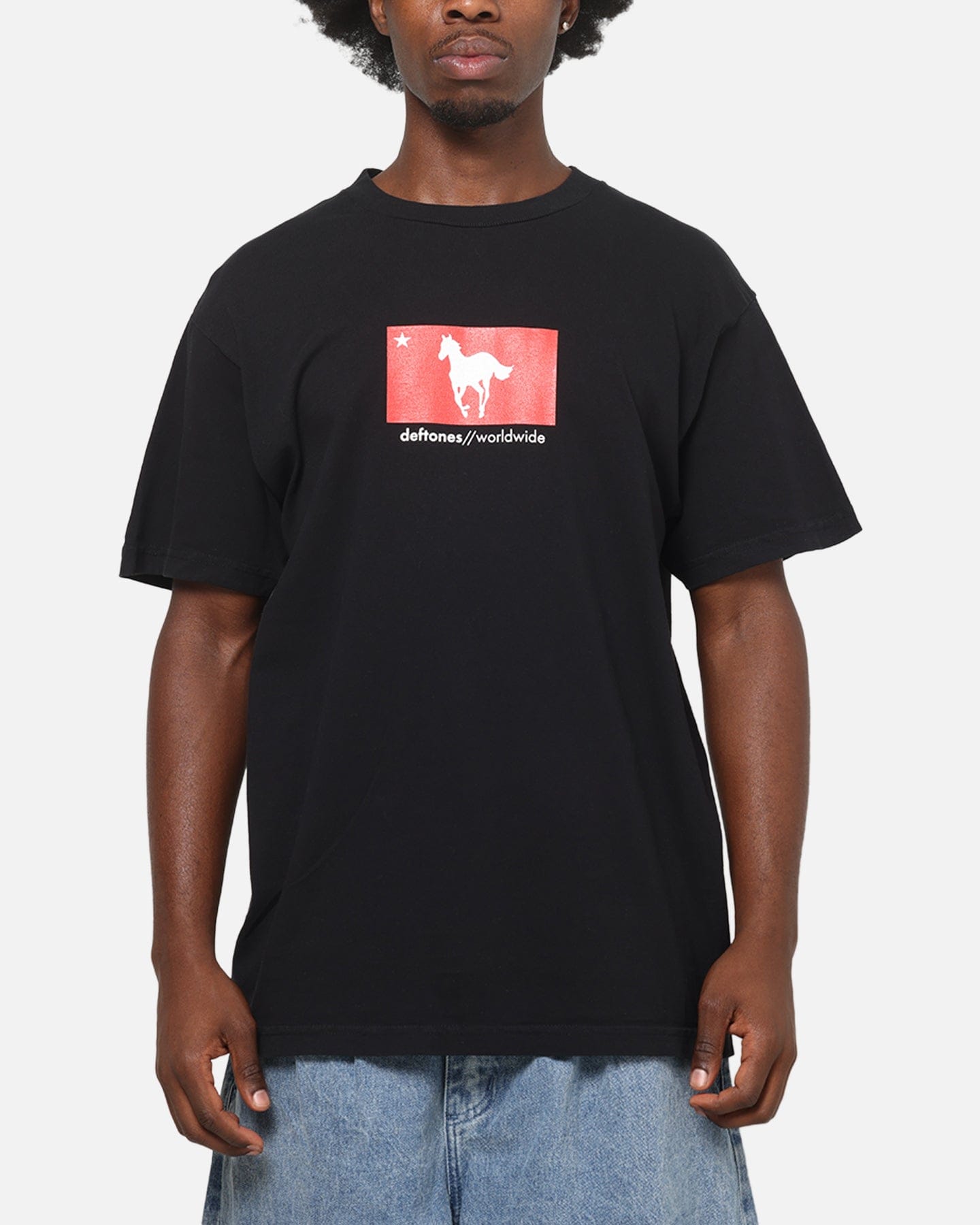Deftones Worldwide Pony T - Shirt True Black