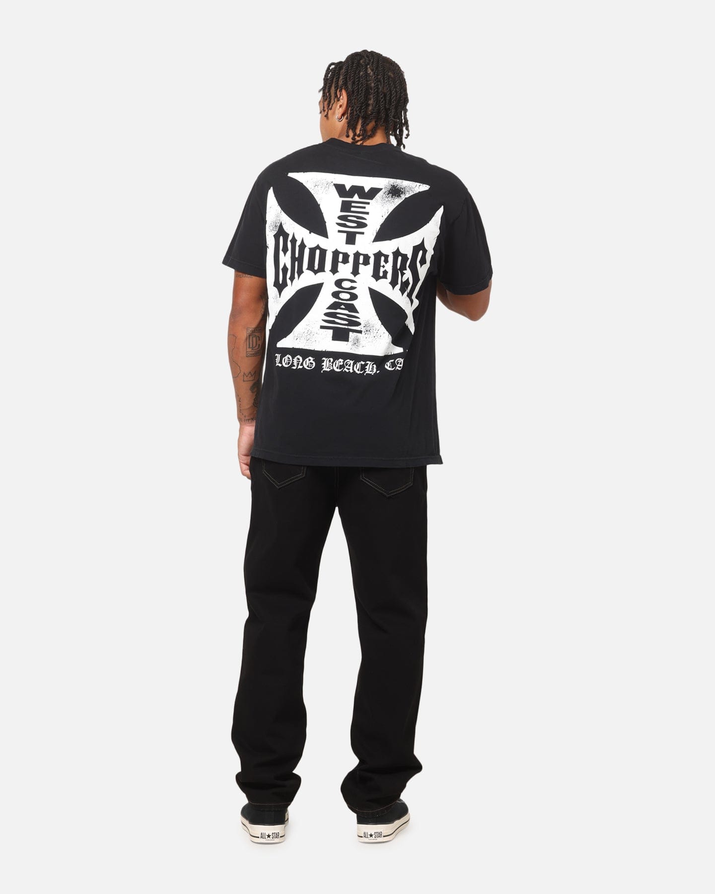 WEST COAST Choppers Raid T - Shirt Black Vintage