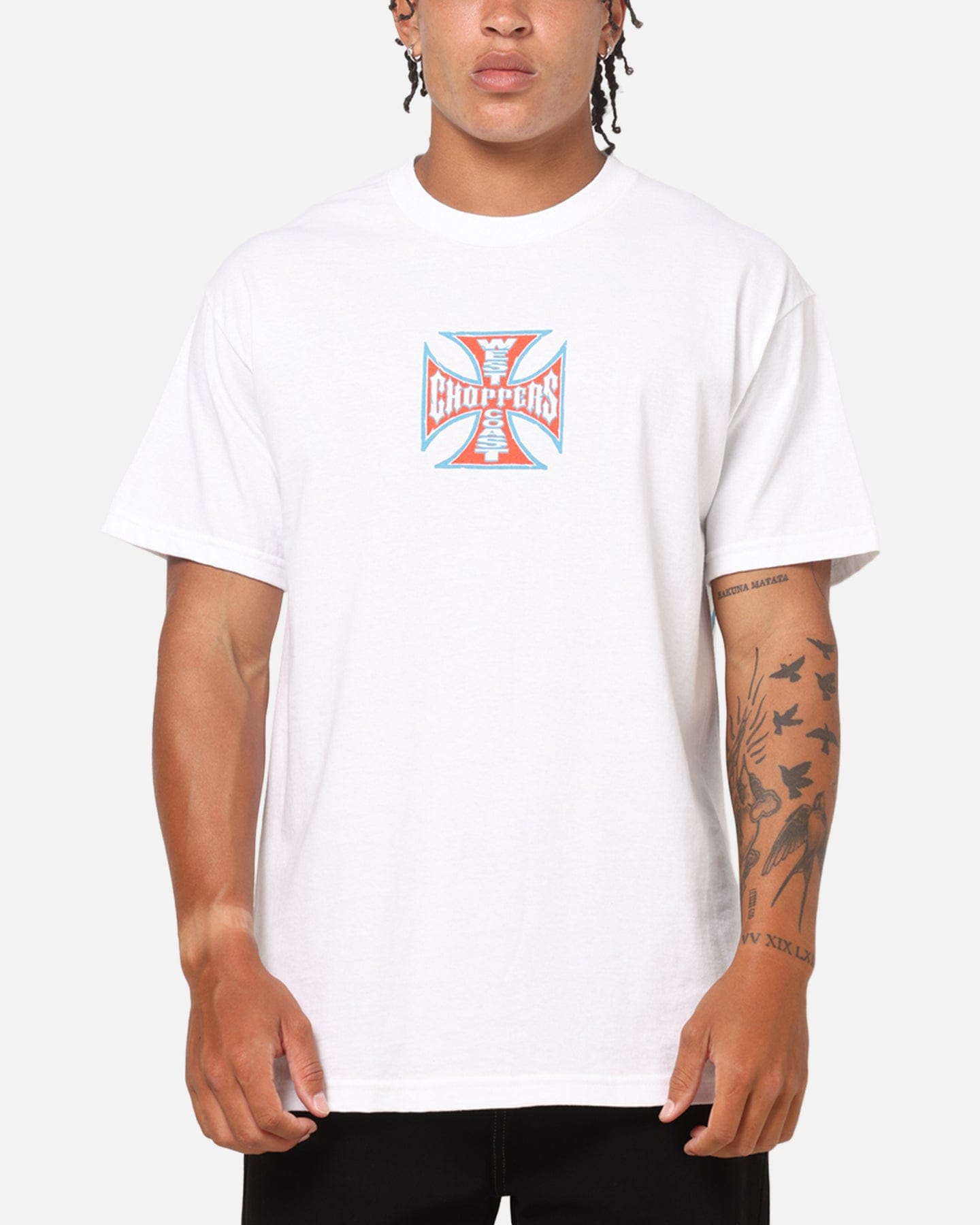 WEST COAST Choppers 80's Chiseled Logo T - Shirt White
