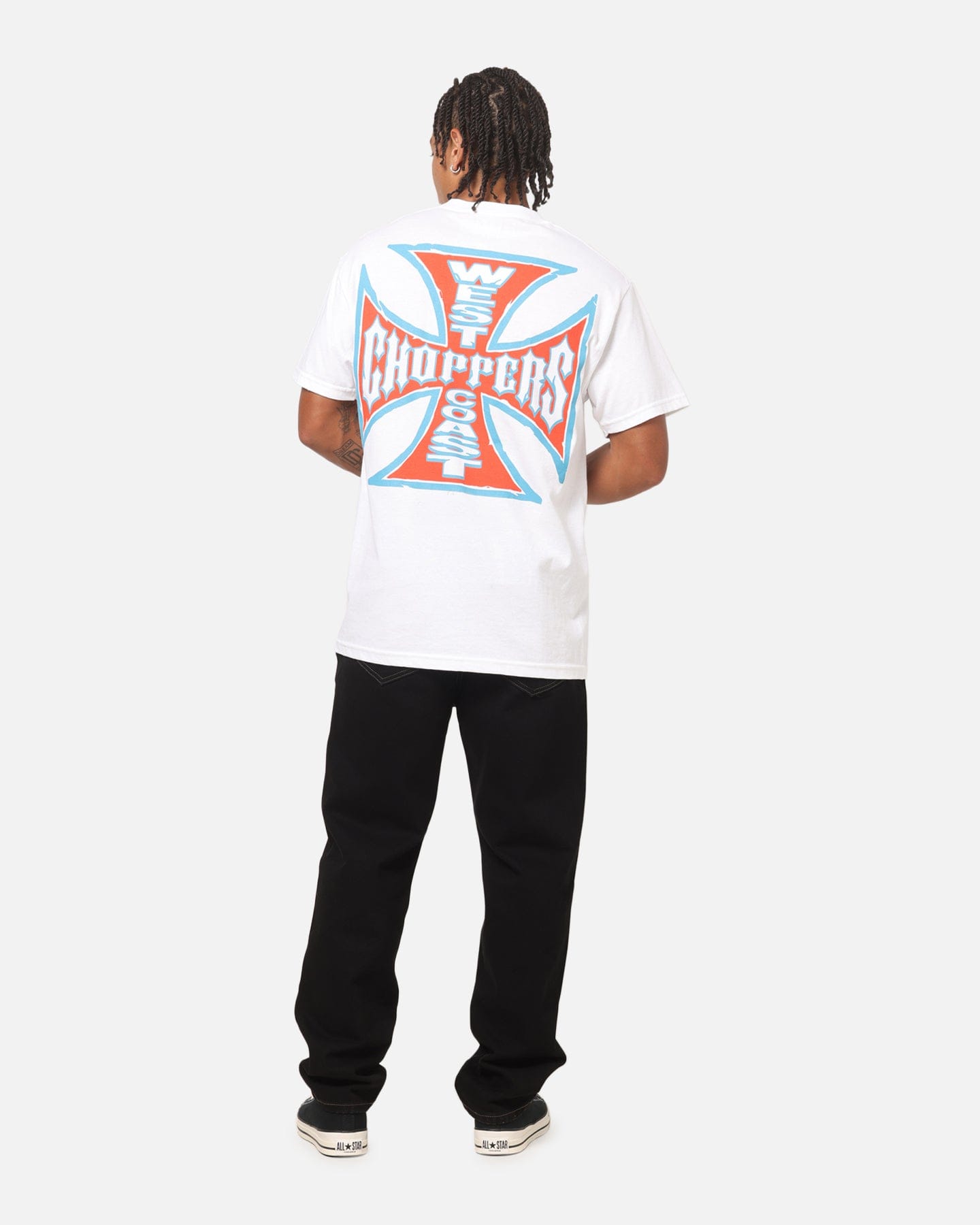 WEST COAST Choppers 80's Chiseled Logo T - Shirt White