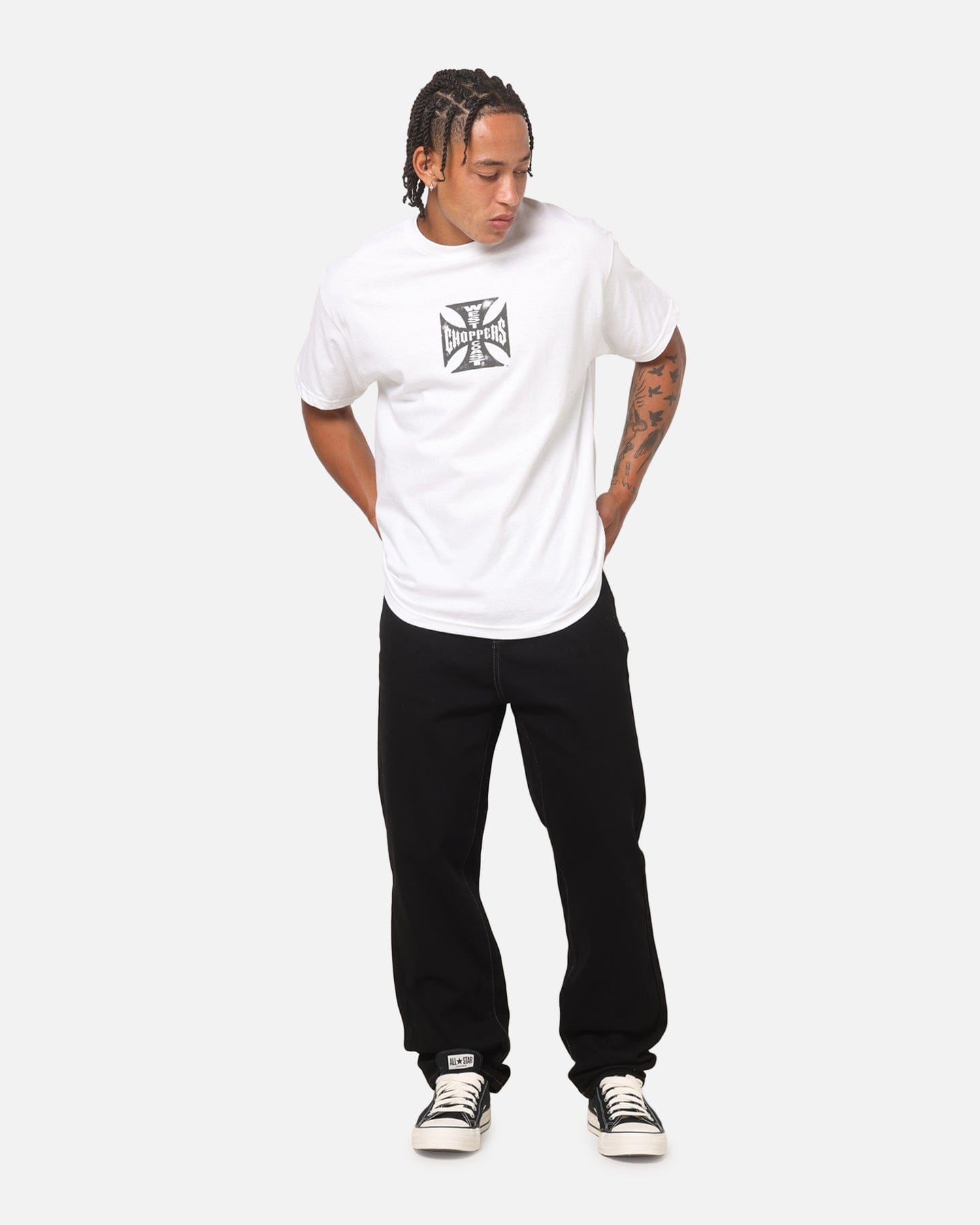 WEST COAST Choppers Core Logo T - Shirt White