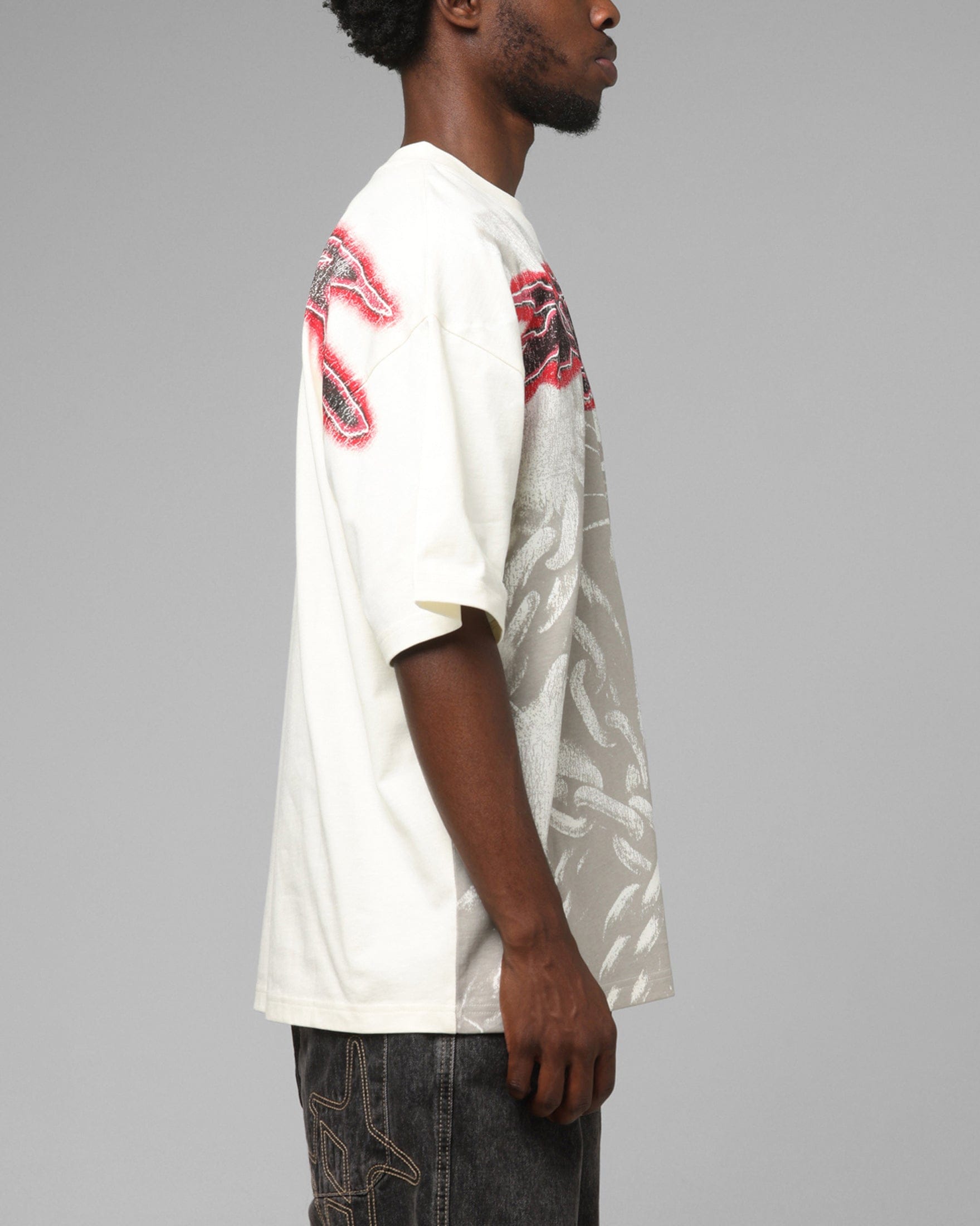 Loiter Airbrush Panther T - Shirt White