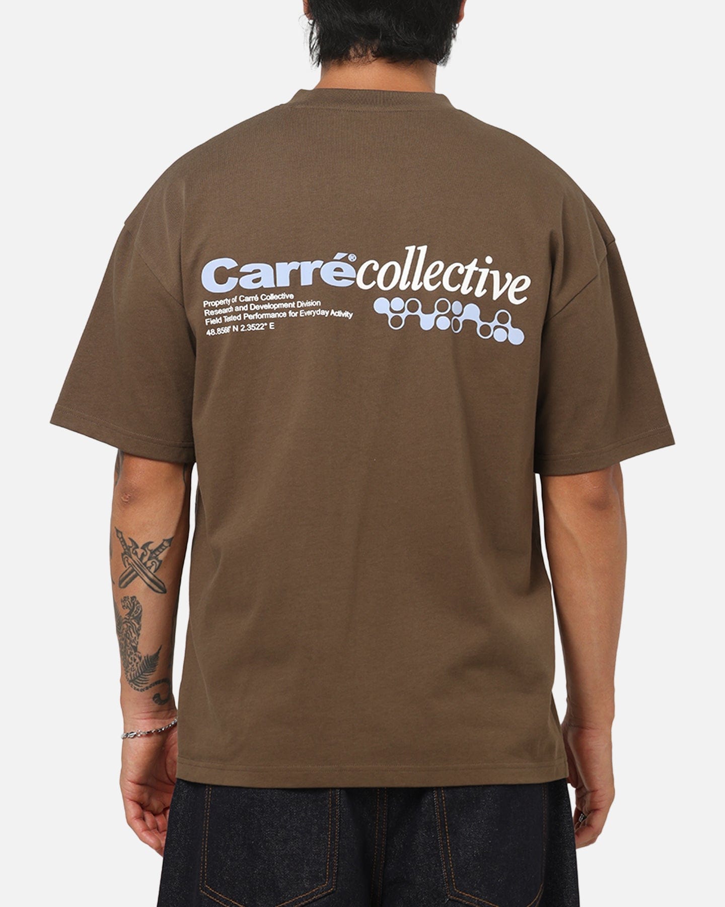 Carre Research T - Shirt Brown