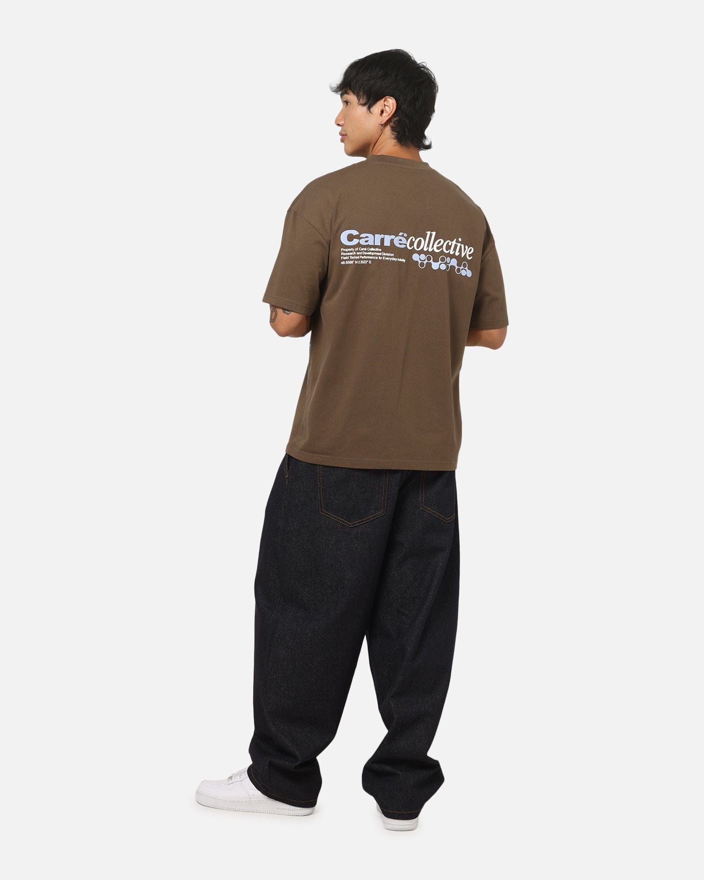 Carre Research T - Shirt Brown