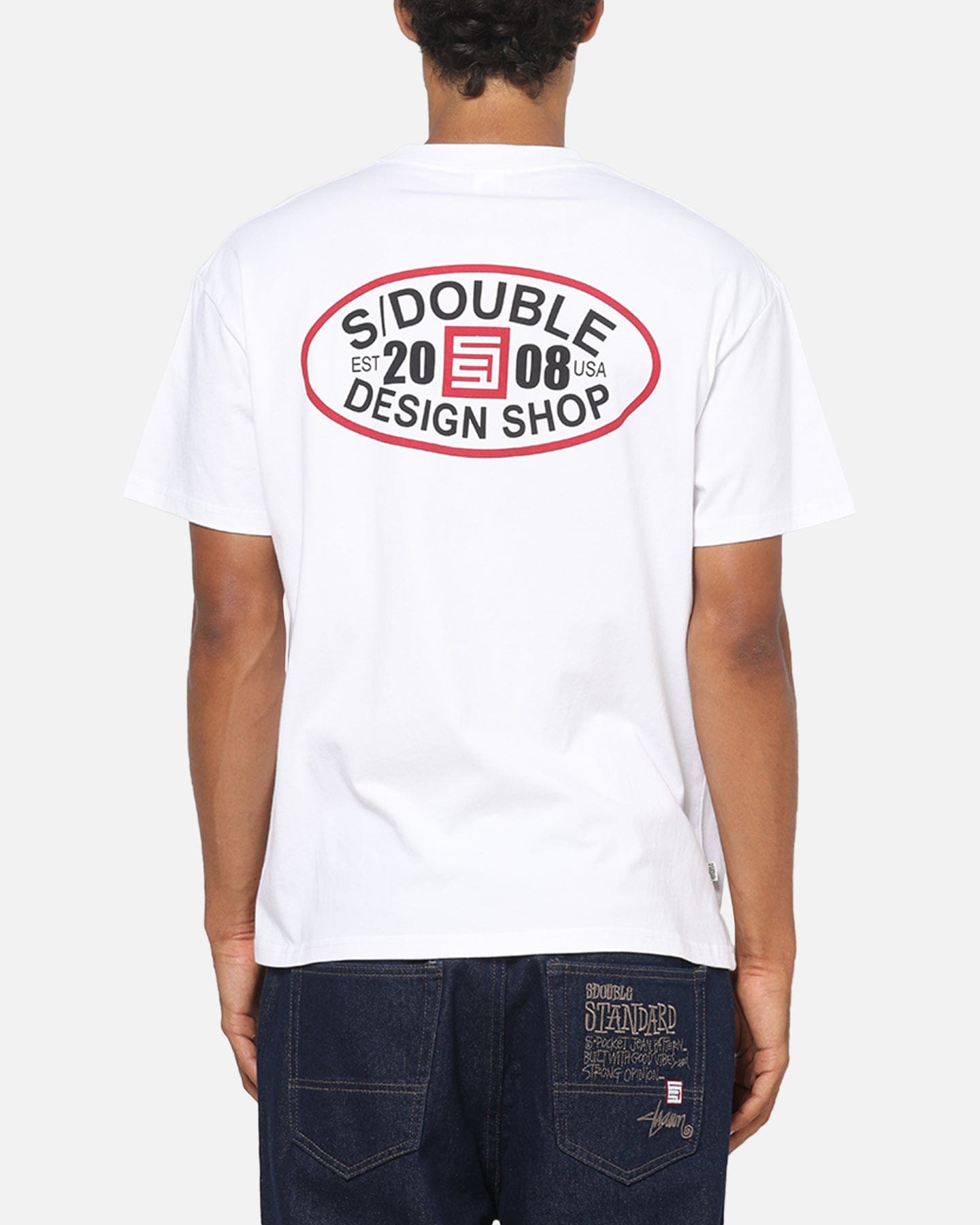 S Double Oval T - Shirt White