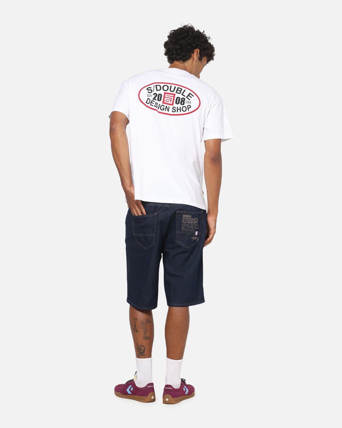 S Double Oval T - Shirt White