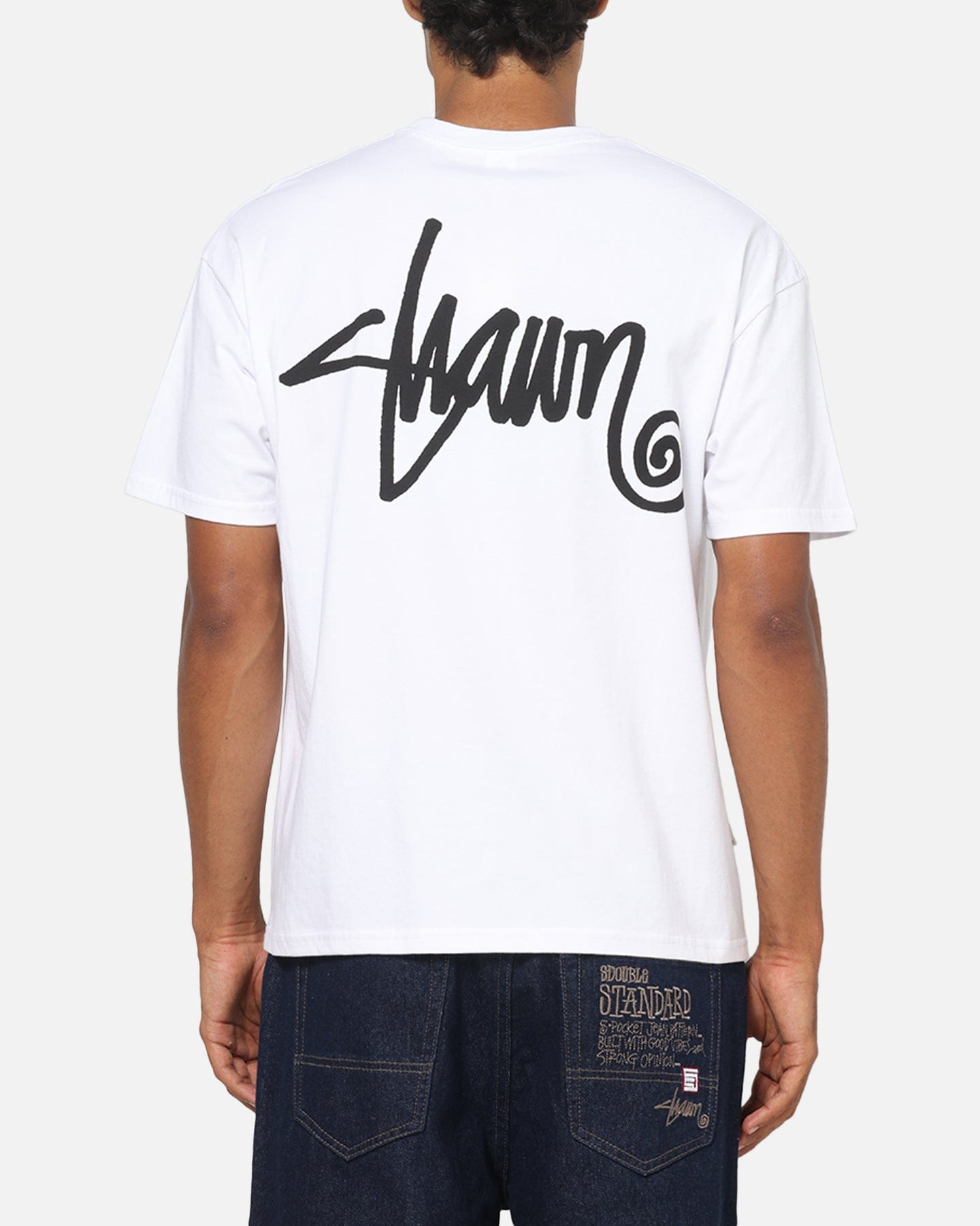 S Double Shawn Script T - Shirt White