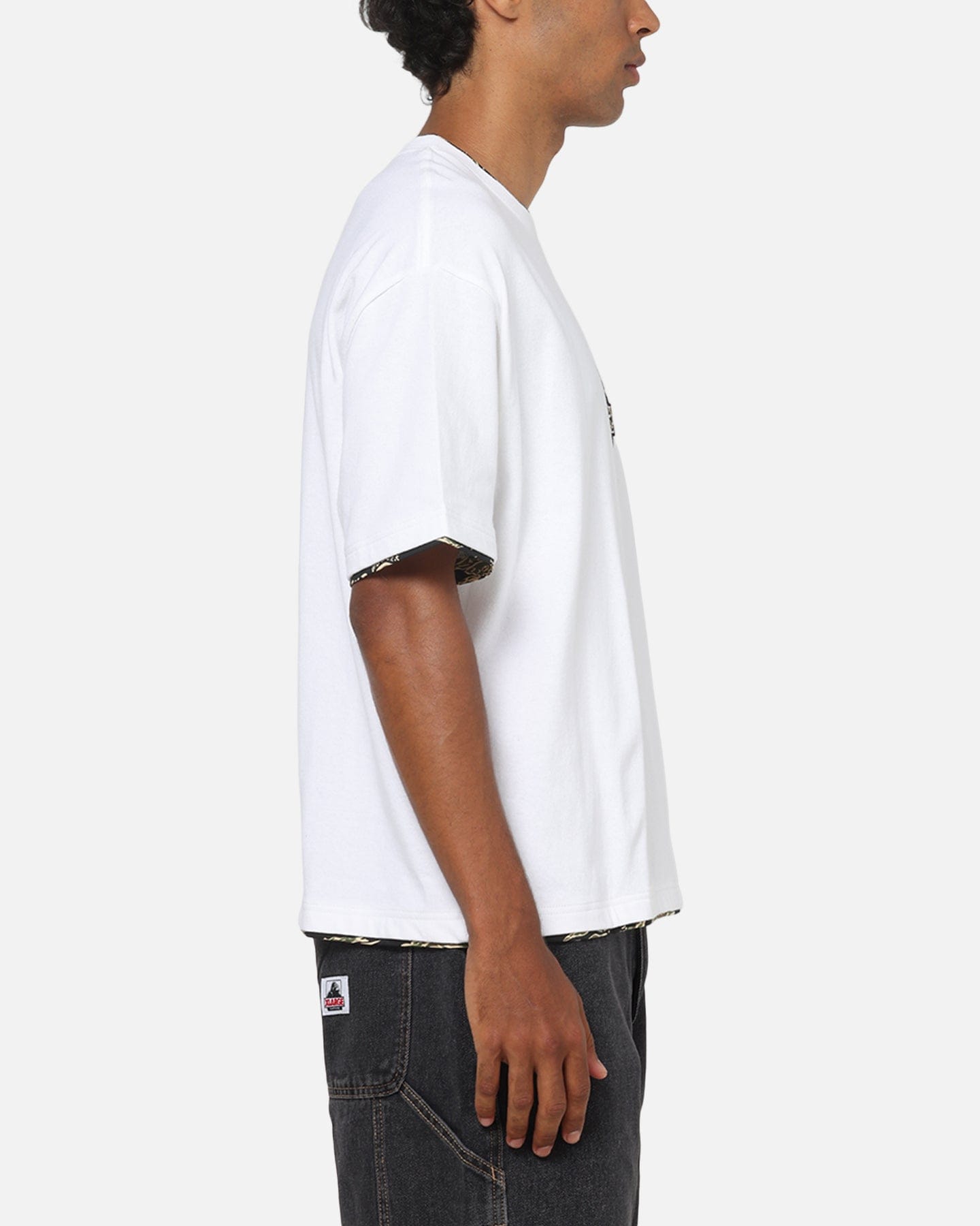 X - Large Double Layer Gorilla Fit T - Shirt White