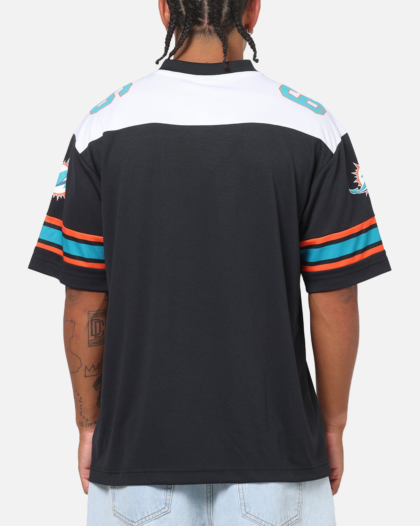 Majestic Athletic Miami Dolphins Glenver Mesh Oversized T - Shirt Black
