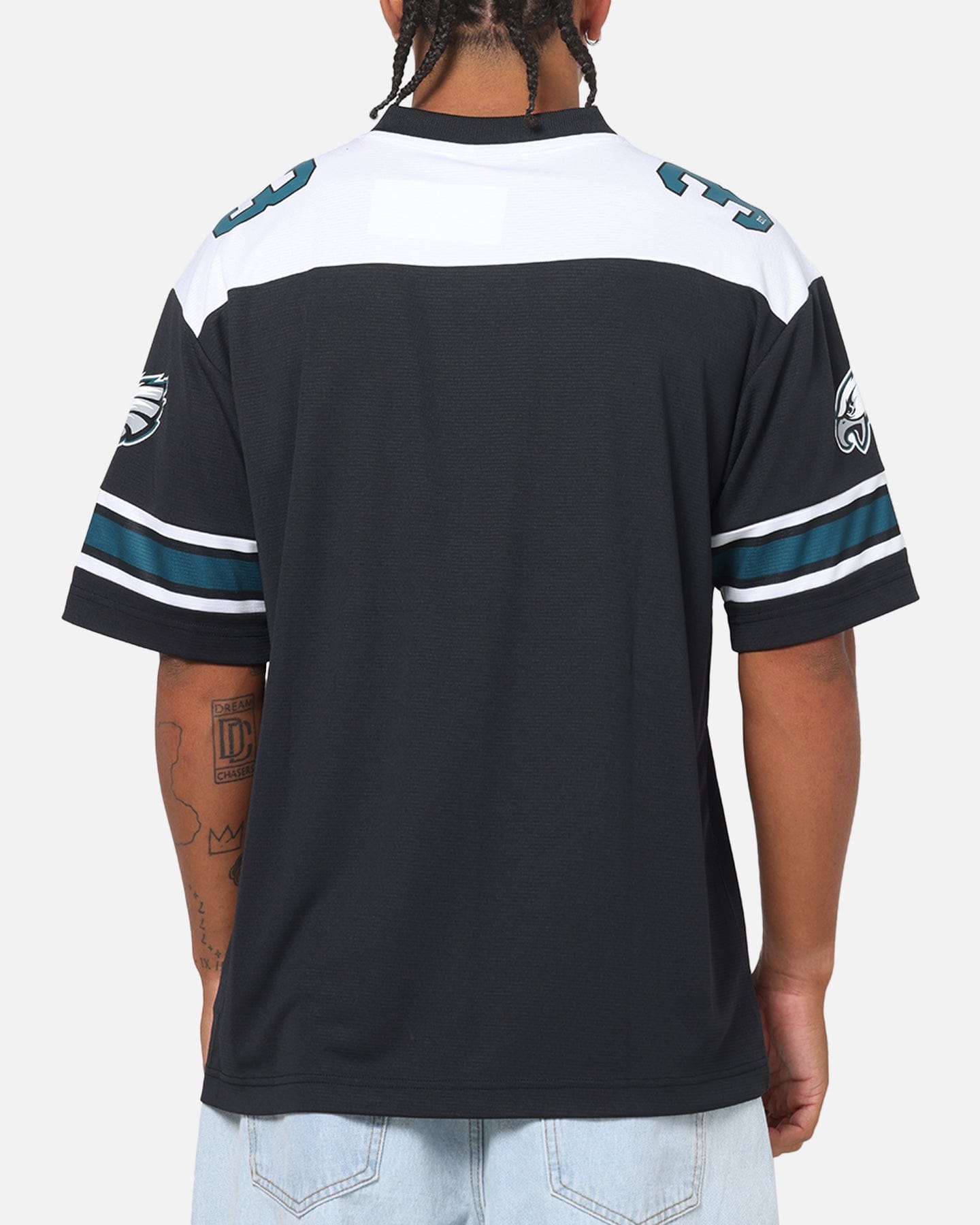 Majestic Athletic Philadelphia Eagles Glenver Mesh Oversized T - Shirt Black
