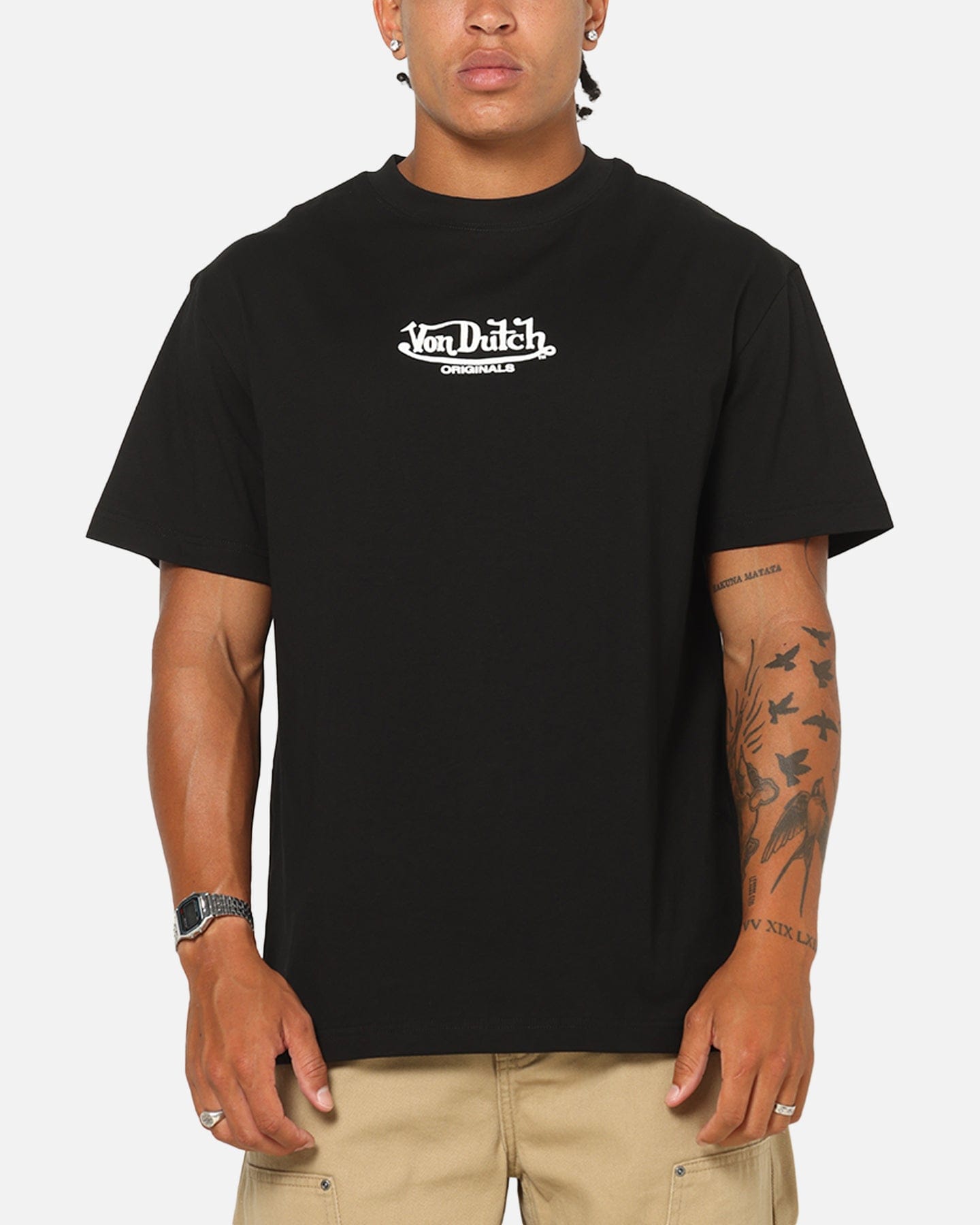 Von Dutch Flying Eyeball T - Shirt Black