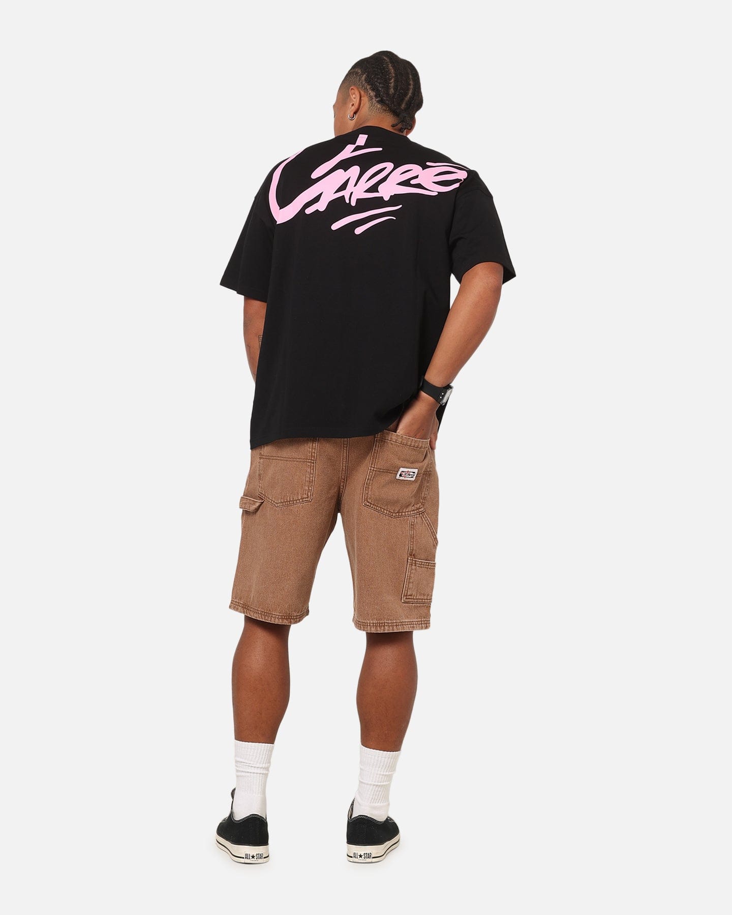 Carre Graffiti T - Shirt Black/Pink
