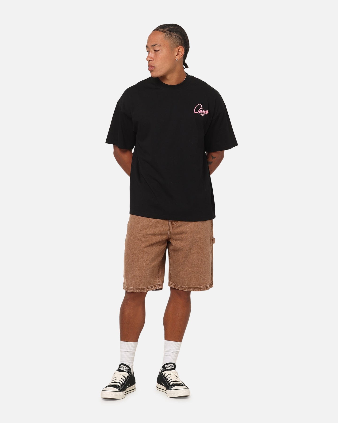 Carre Graffiti T - Shirt Black/Pink