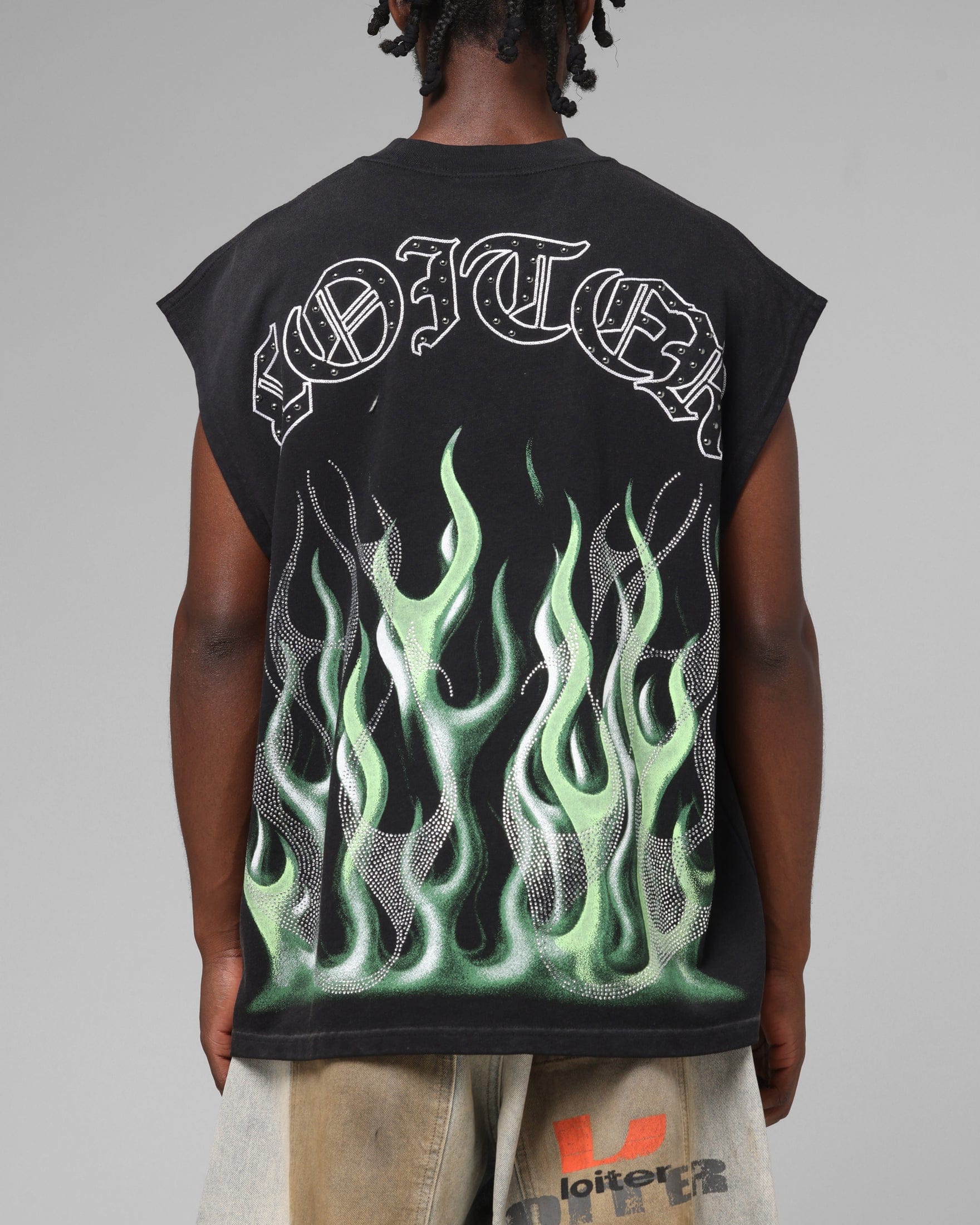 Loiter Inferno Muscle T - Shirt Black