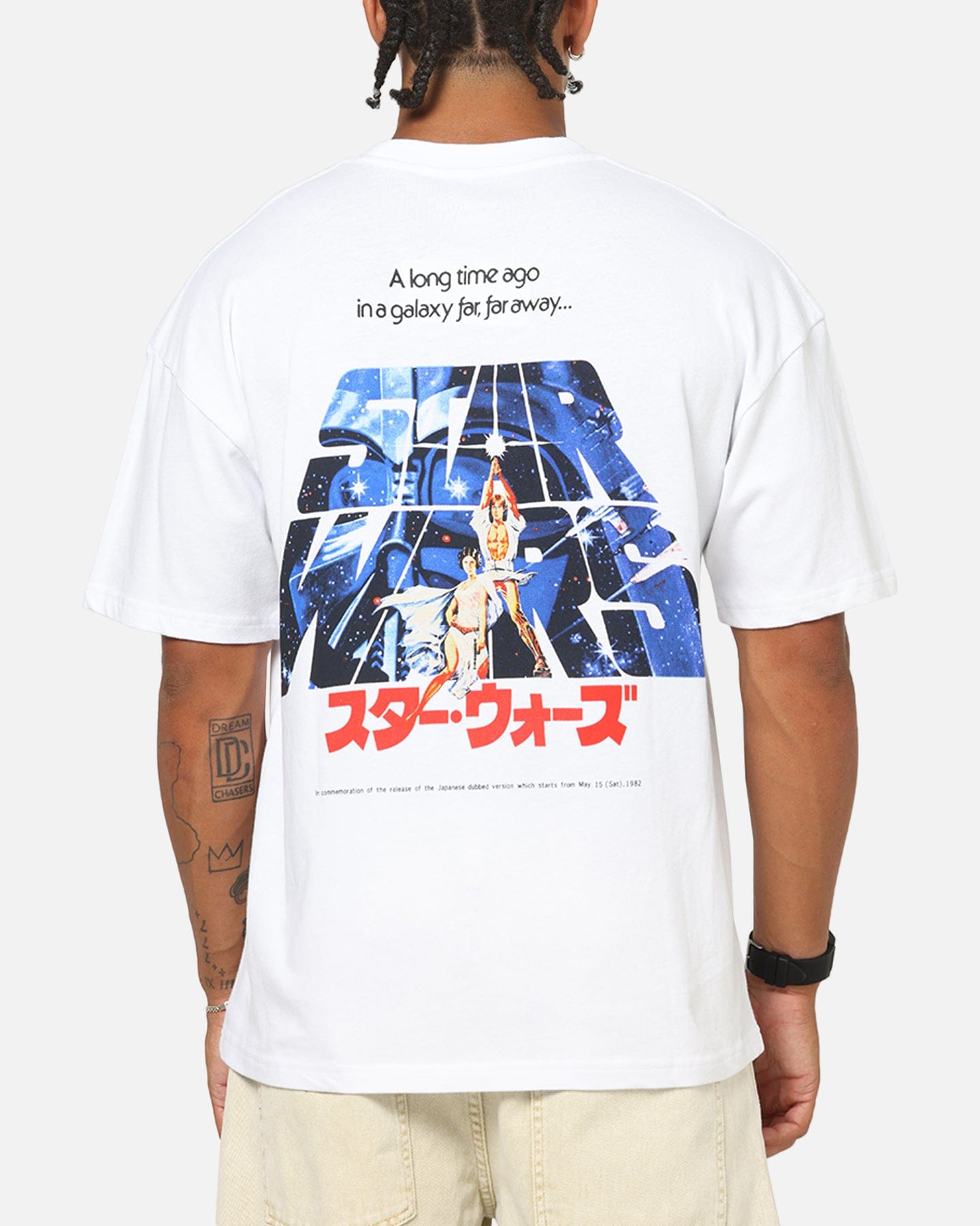 73studio Star Wars '77 A New Hope Vintage T - Shirt White