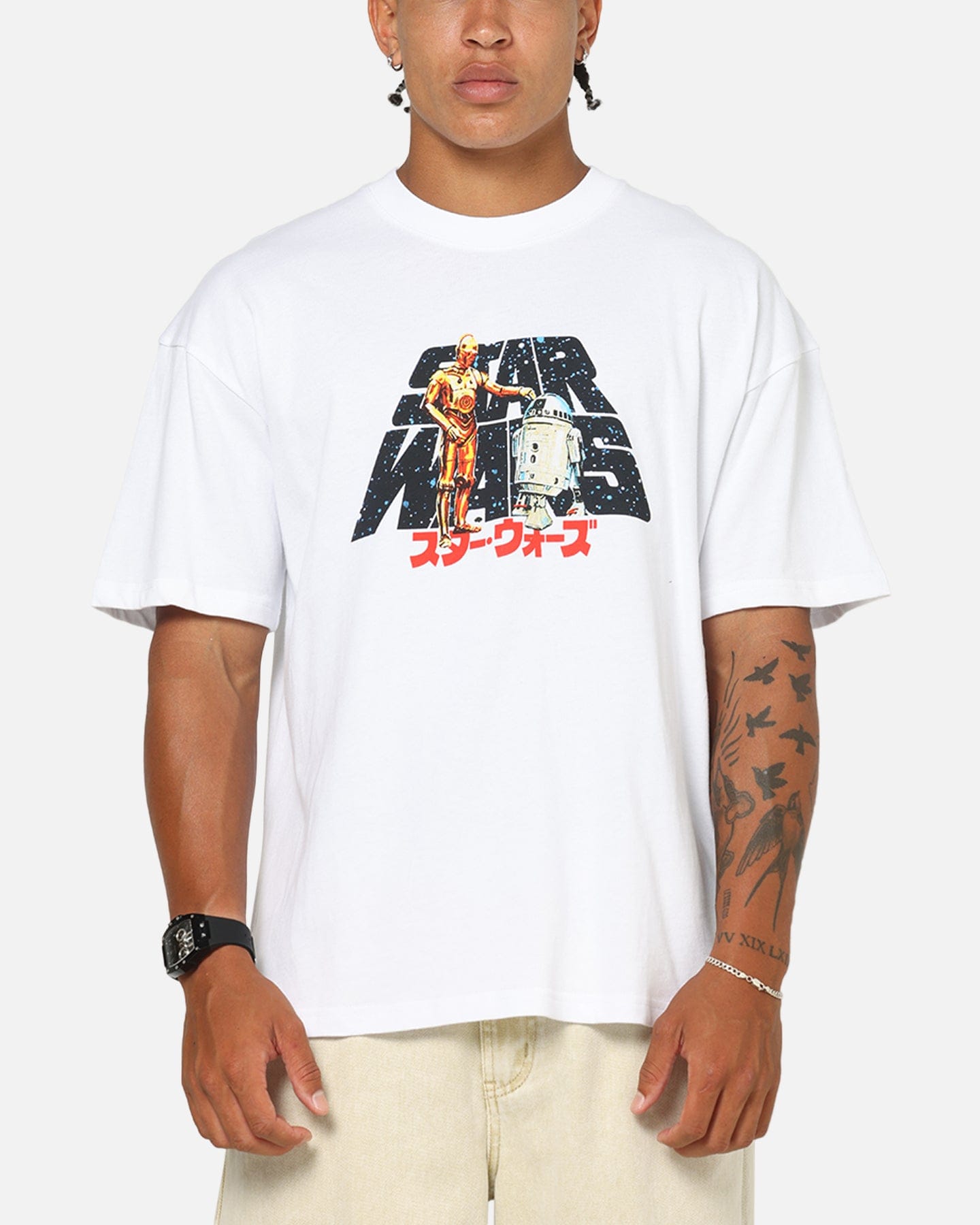 73studio Star Wars '77 A New Hope Vintage T - Shirt White