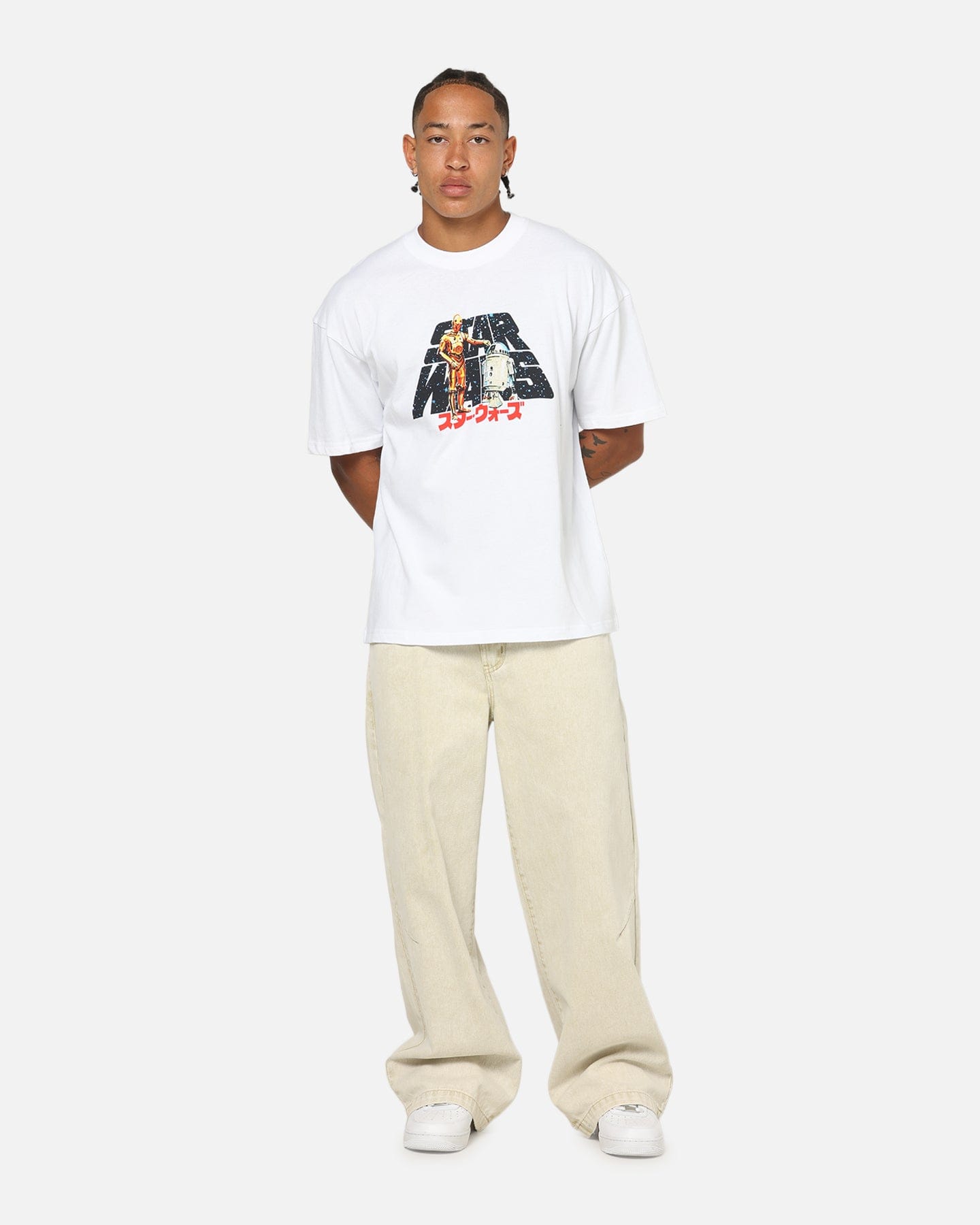 73studio Star Wars '77 A New Hope Vintage T - Shirt White
