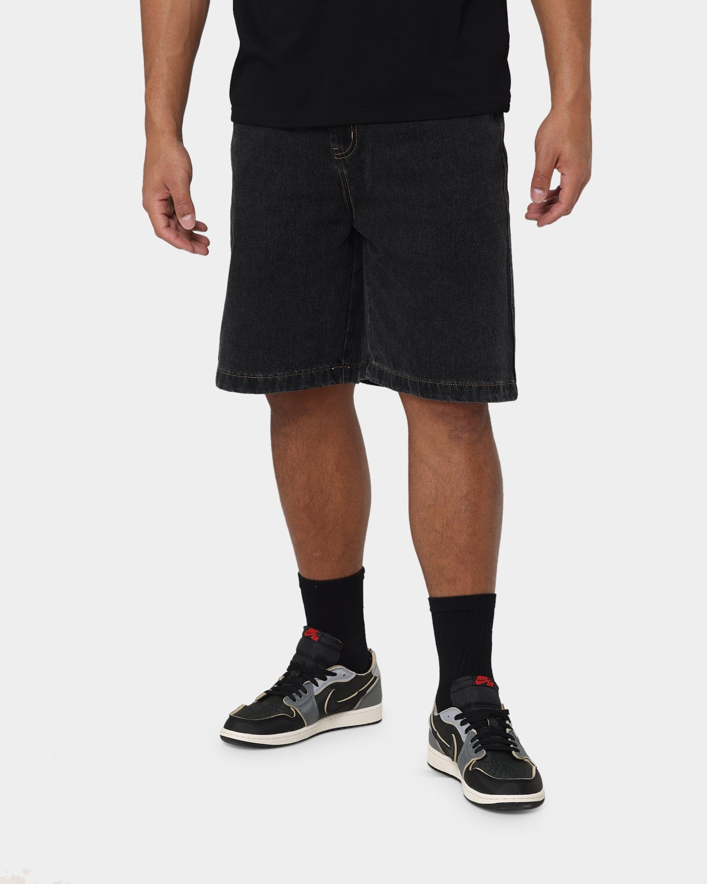 X - Large Bull Denim 91 Shorts Washed Black