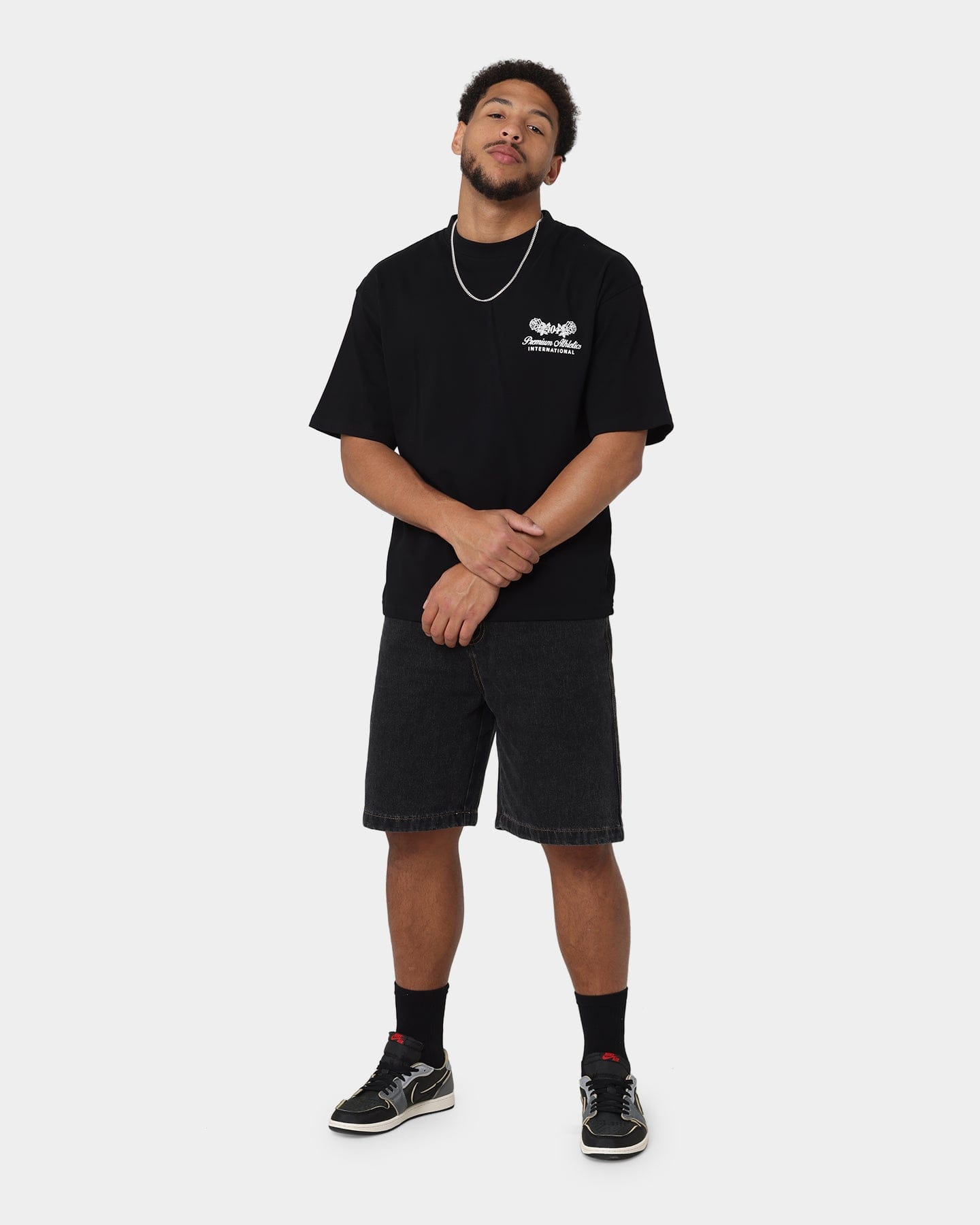 X - Large Bull Denim 91 Shorts Washed Black
