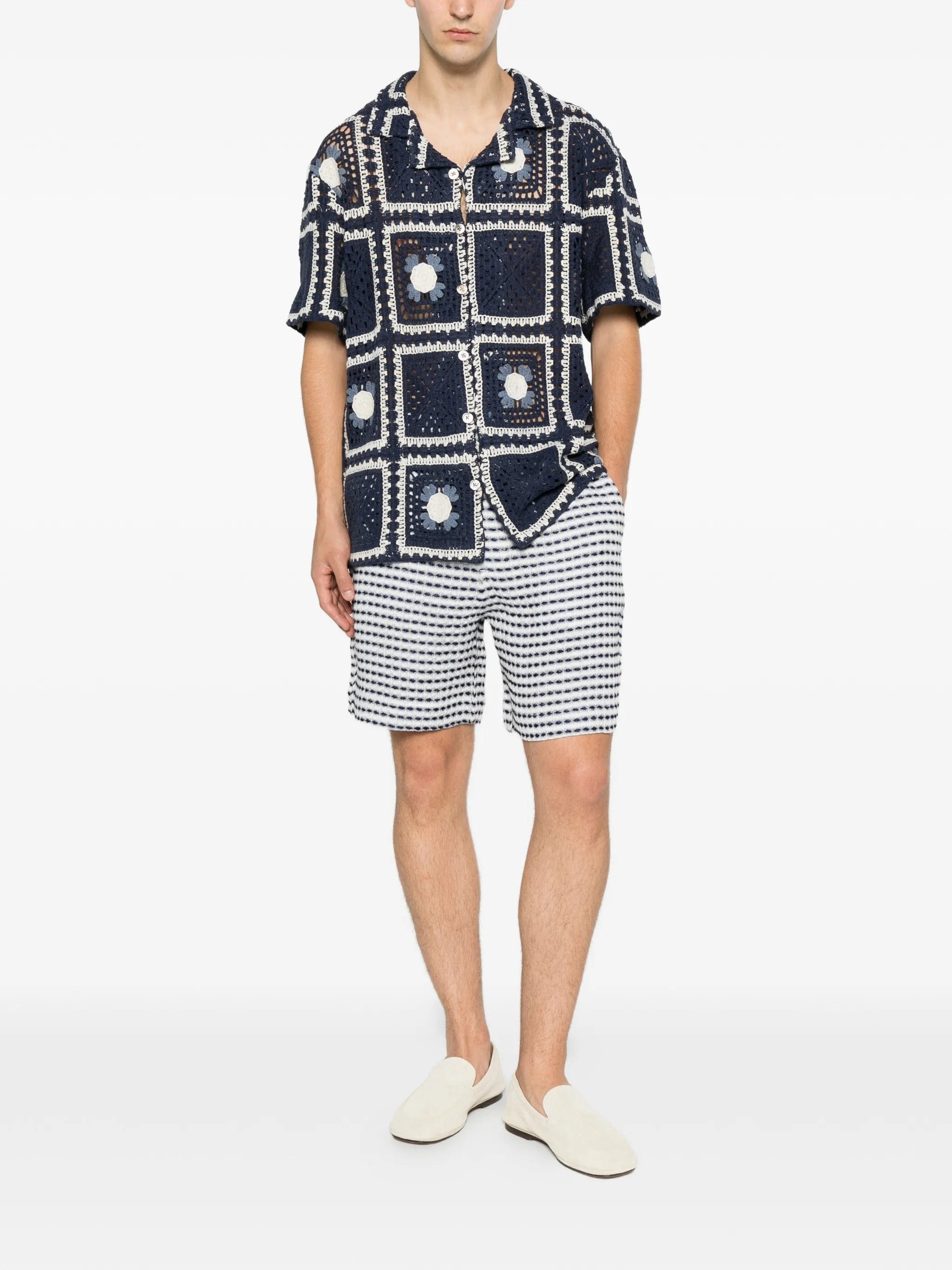 CHÉ Tejer crochet - knit shirt