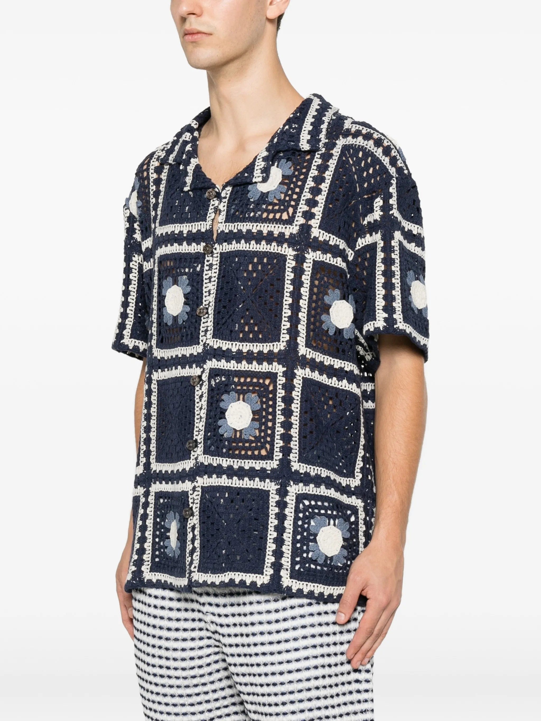 CHÉ Tejer crochet - knit shirt