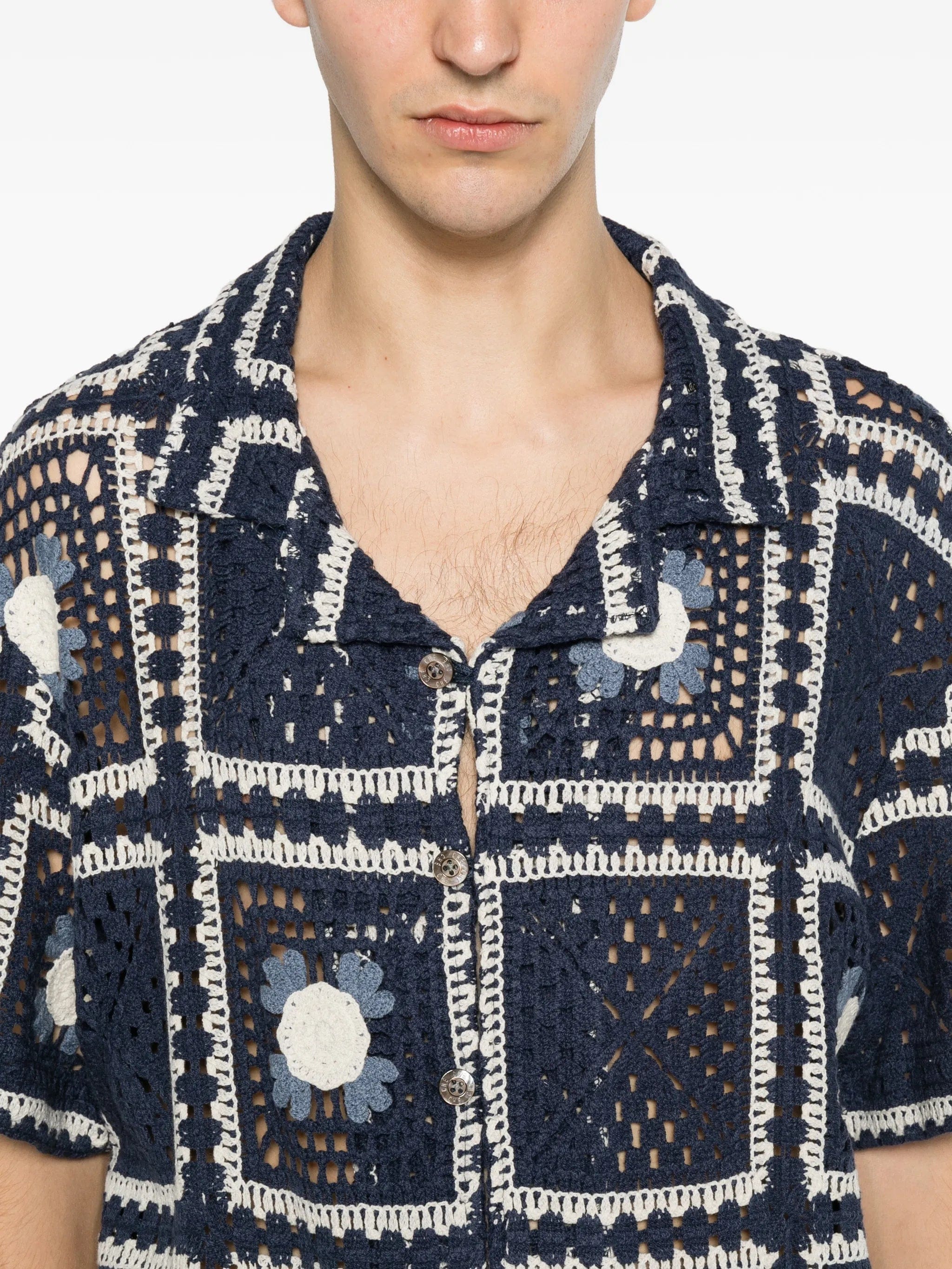 CHÉ Tejer crochet - knit shirt