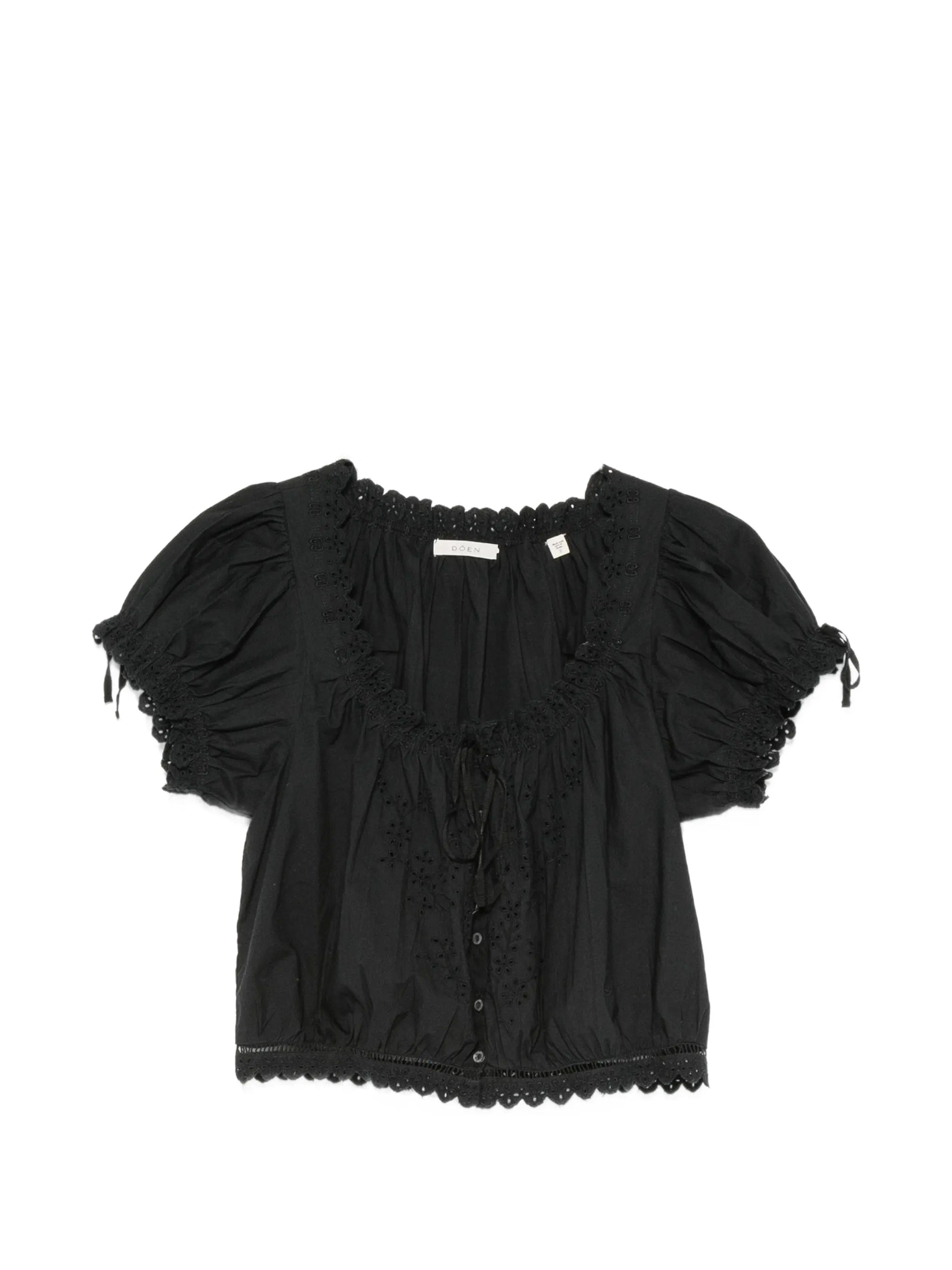 DÔEN Nera broderie - anglaise blouse