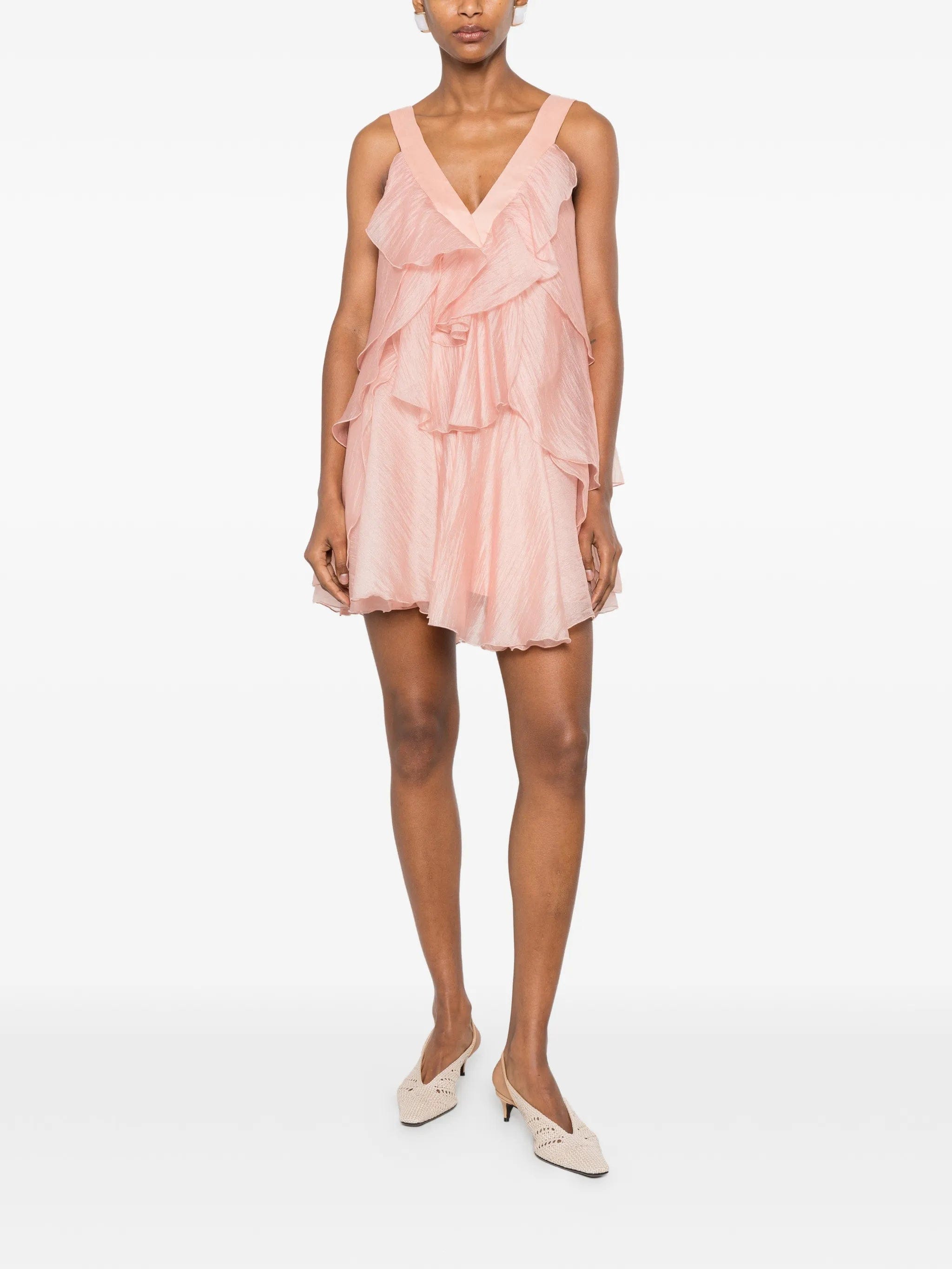 Aje Athena ruffled mini dress