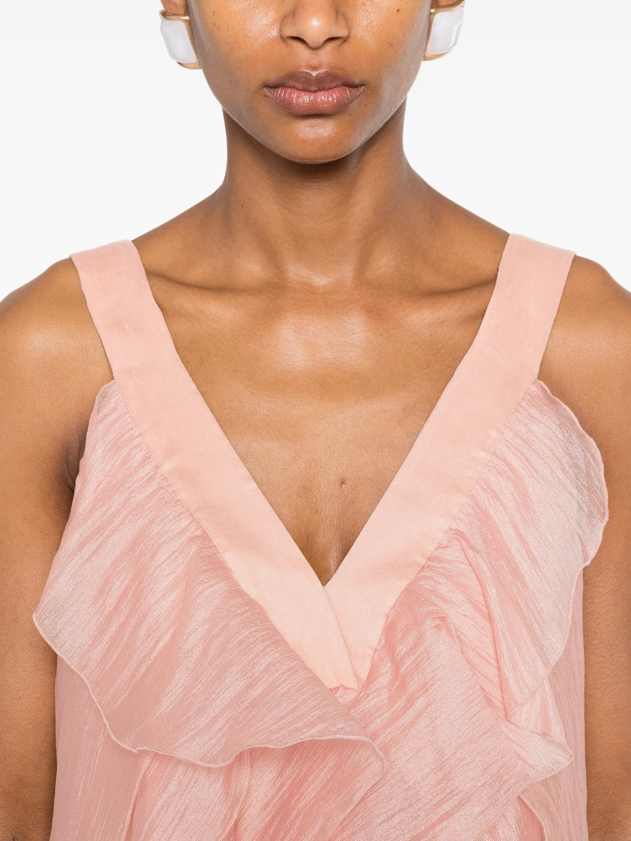 Aje Athena ruffled mini dress