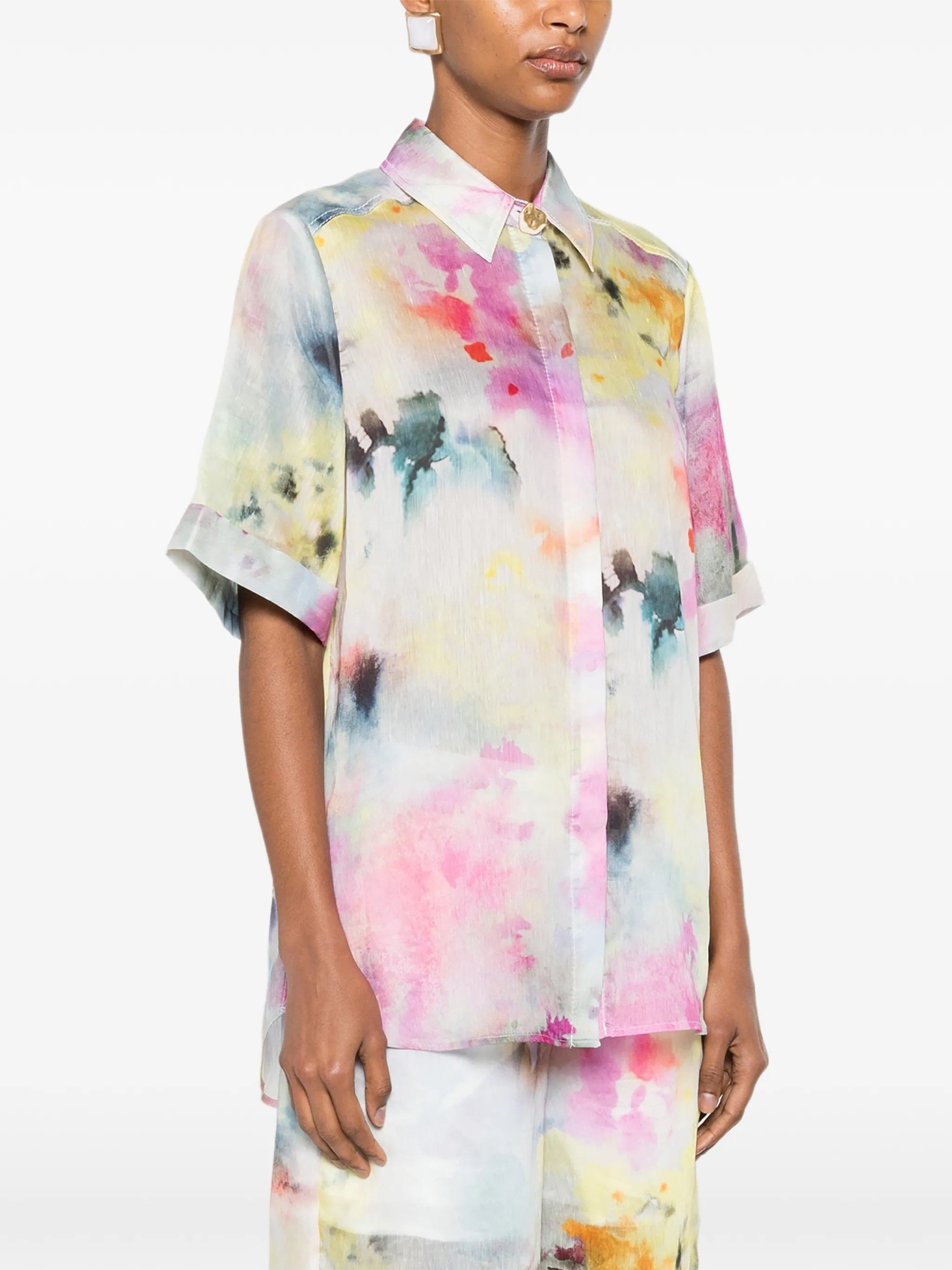 Aje Adina floral - print shirt