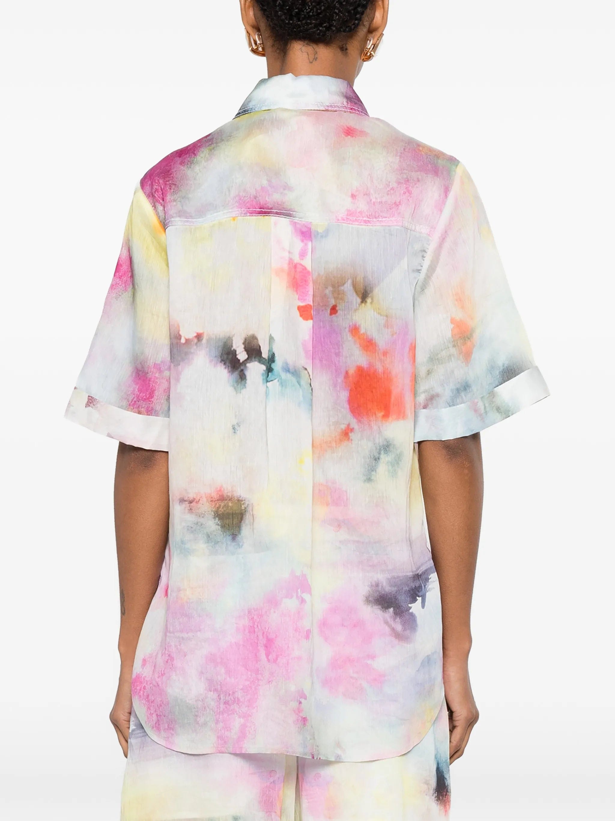 Aje Adina floral - print shirt
