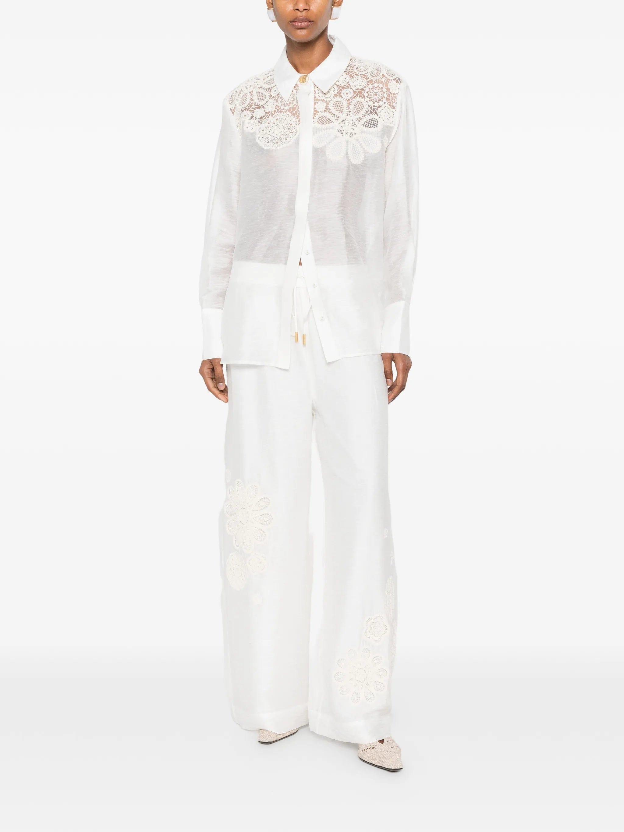 Aje Gia embroidered trousers