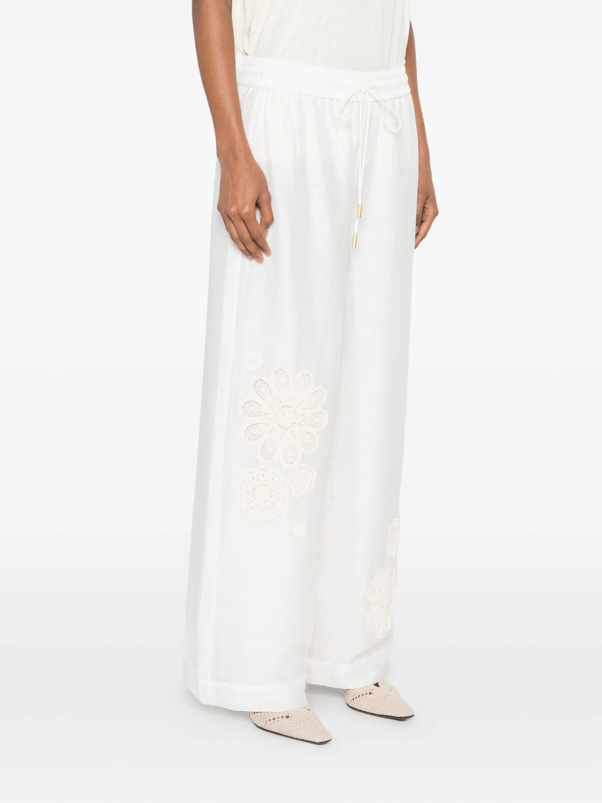 Aje Gia embroidered trousers