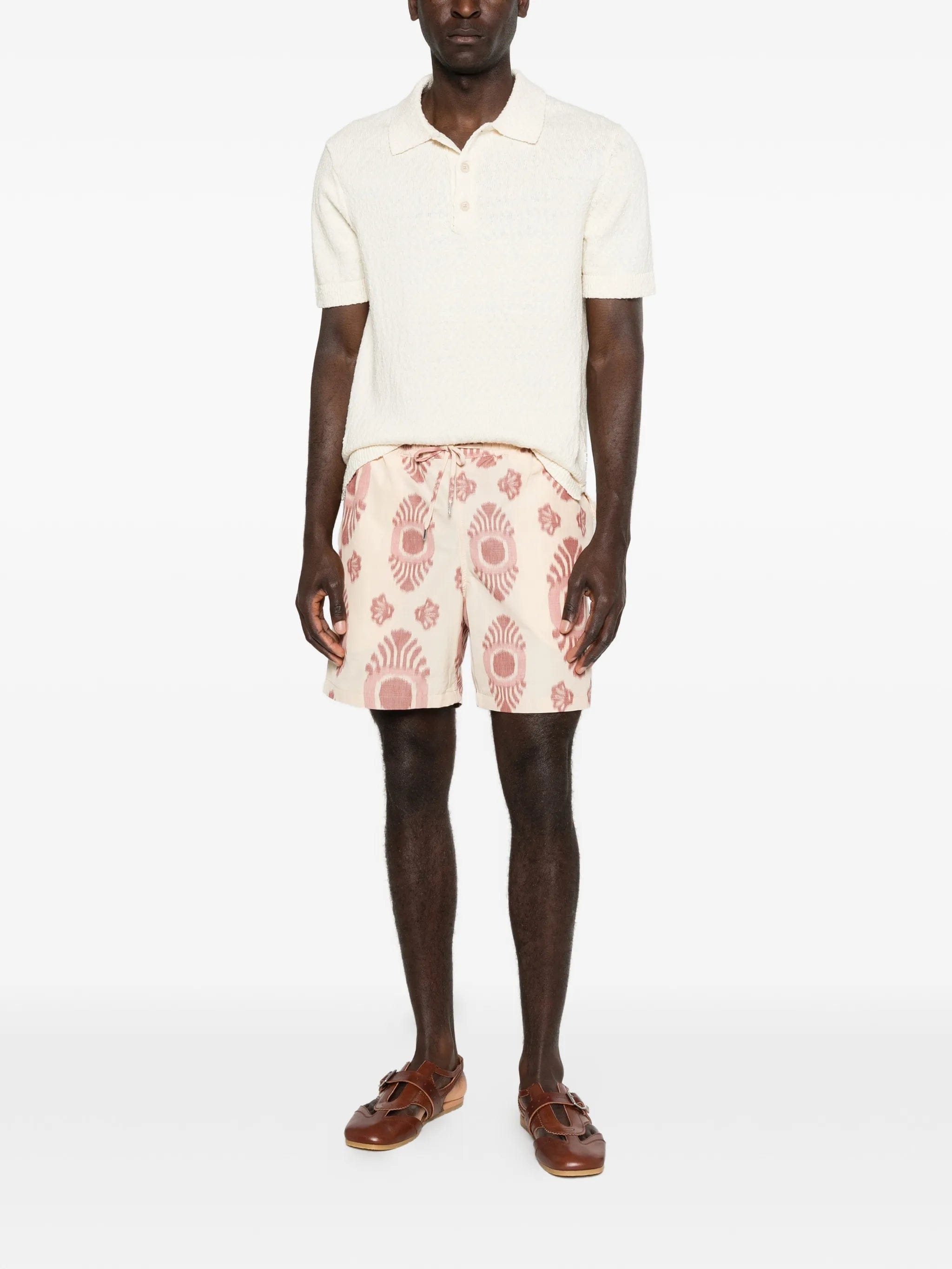 A Kind of Guise Volta patterned drawstring shorts