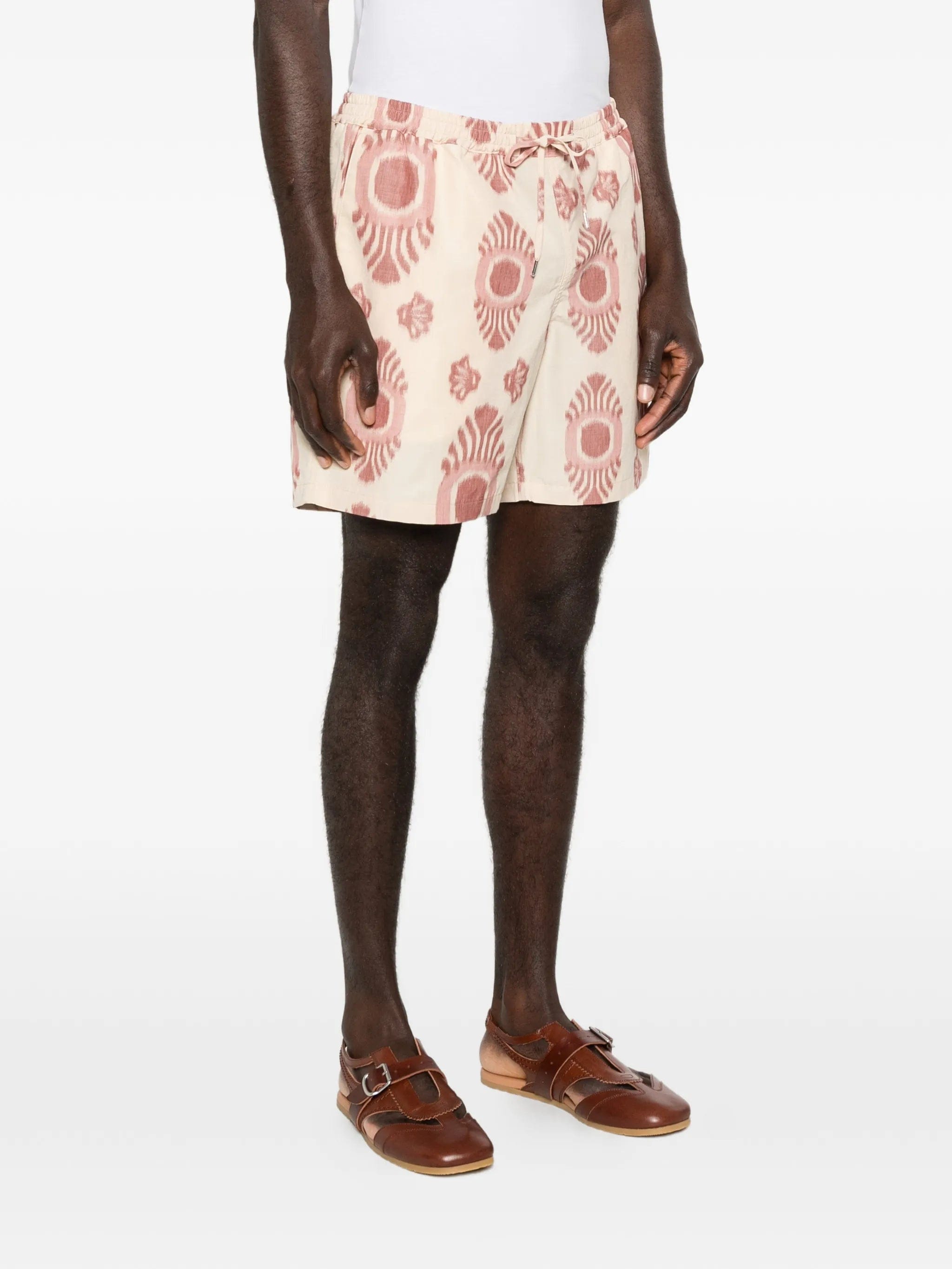 A Kind of Guise Volta patterned drawstring shorts