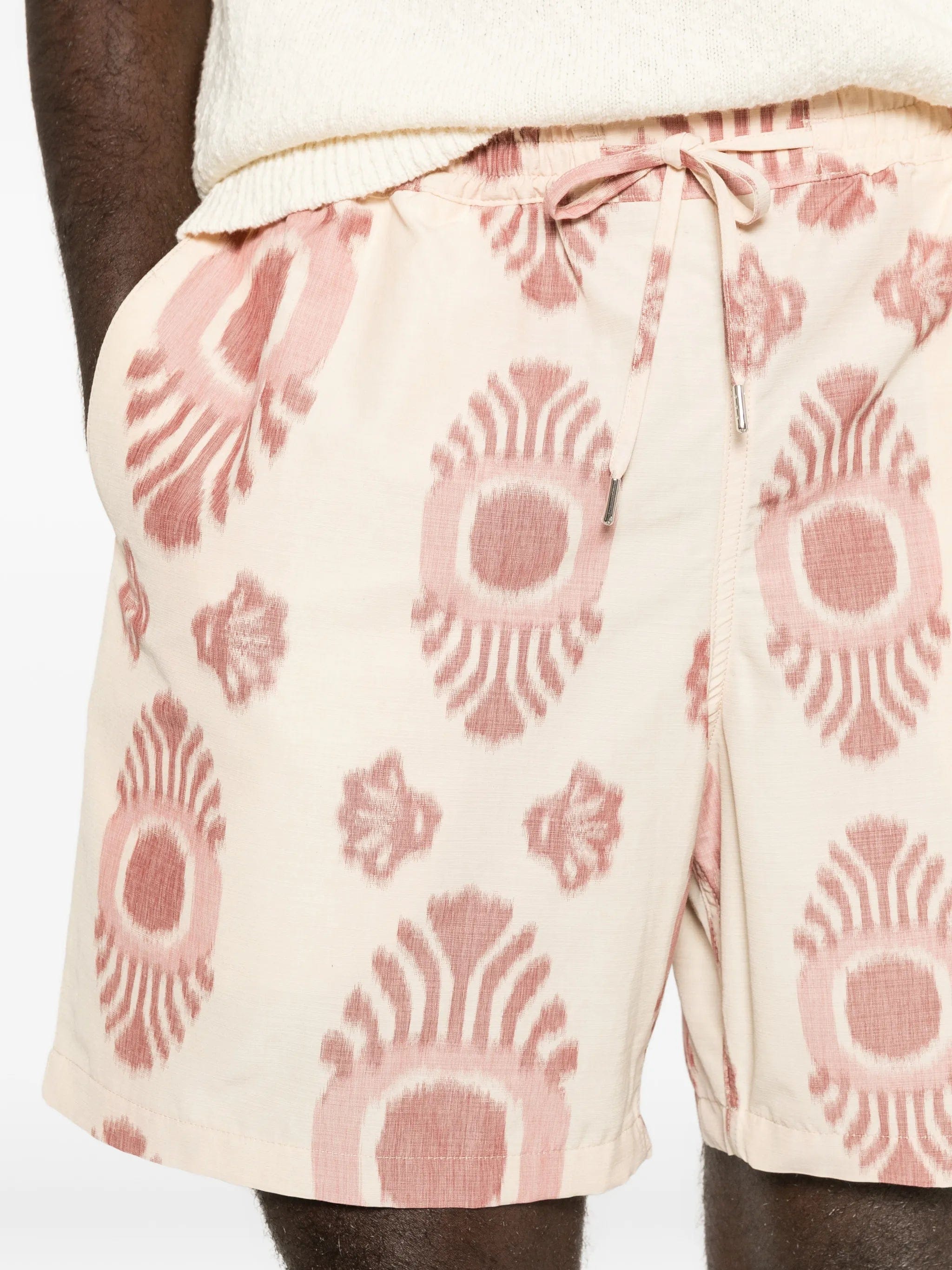 A Kind of Guise Volta patterned drawstring shorts