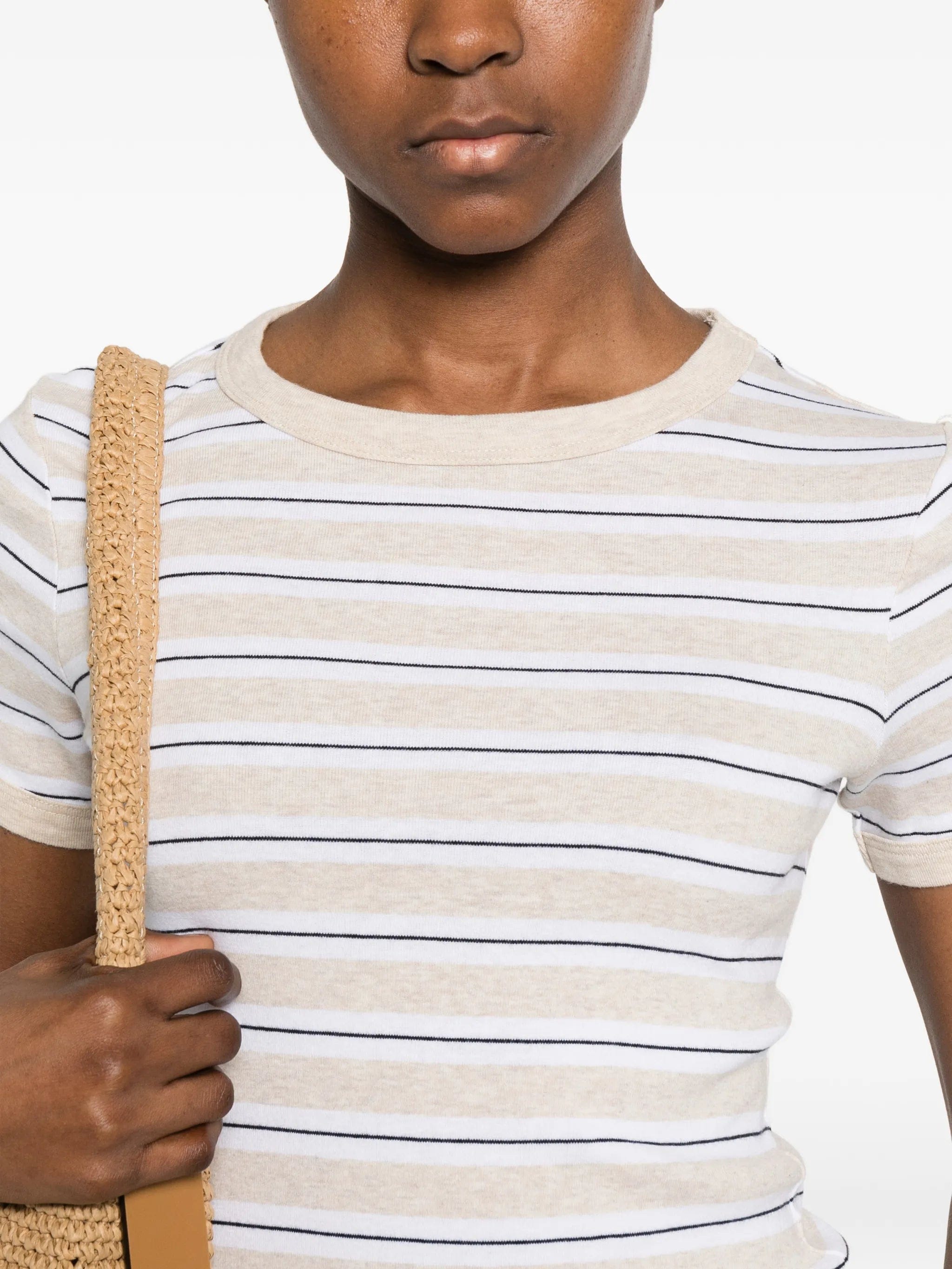Enza Costa striped cotton T - shirt