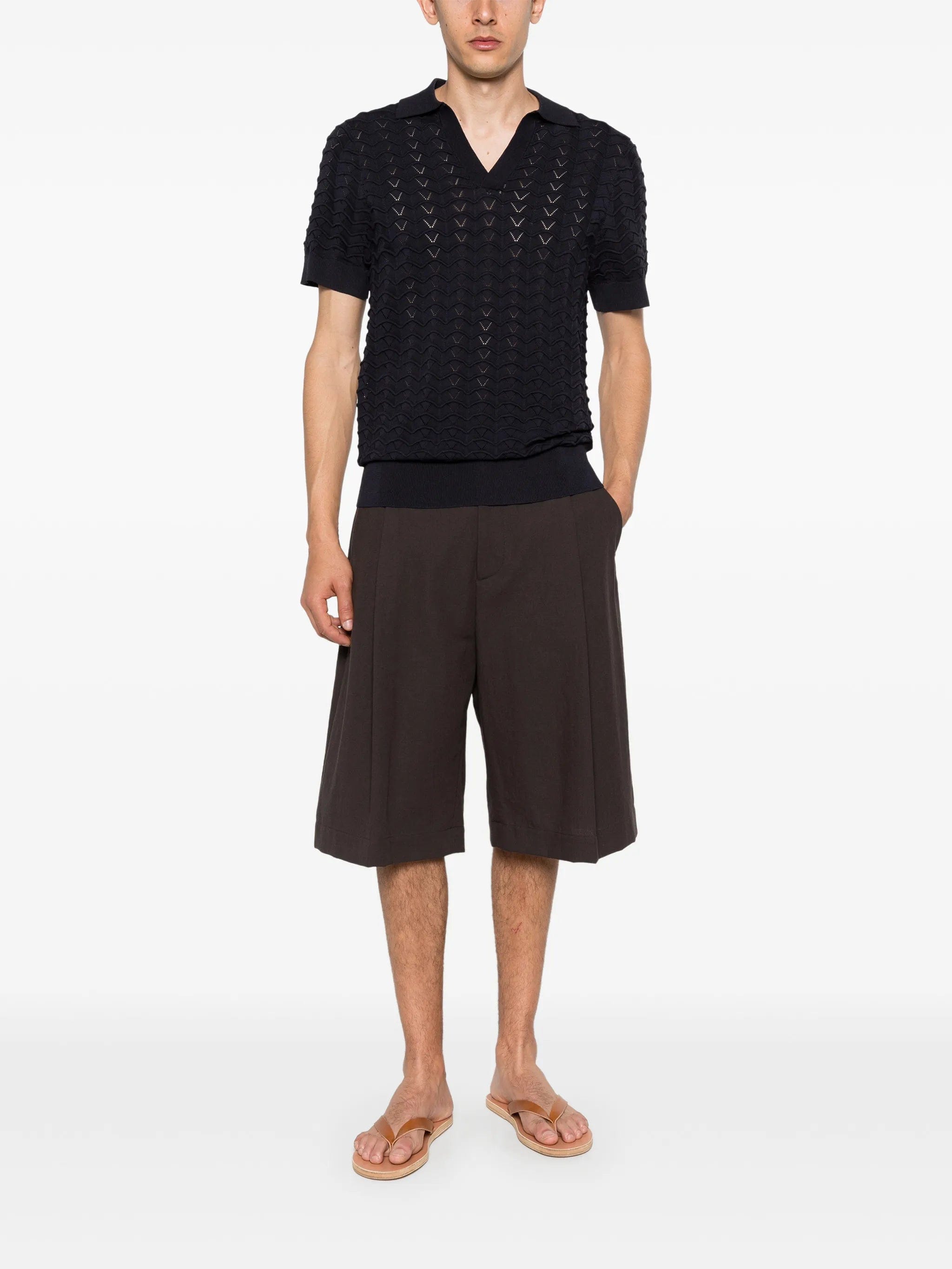 CHÉ open - neck T - shirt