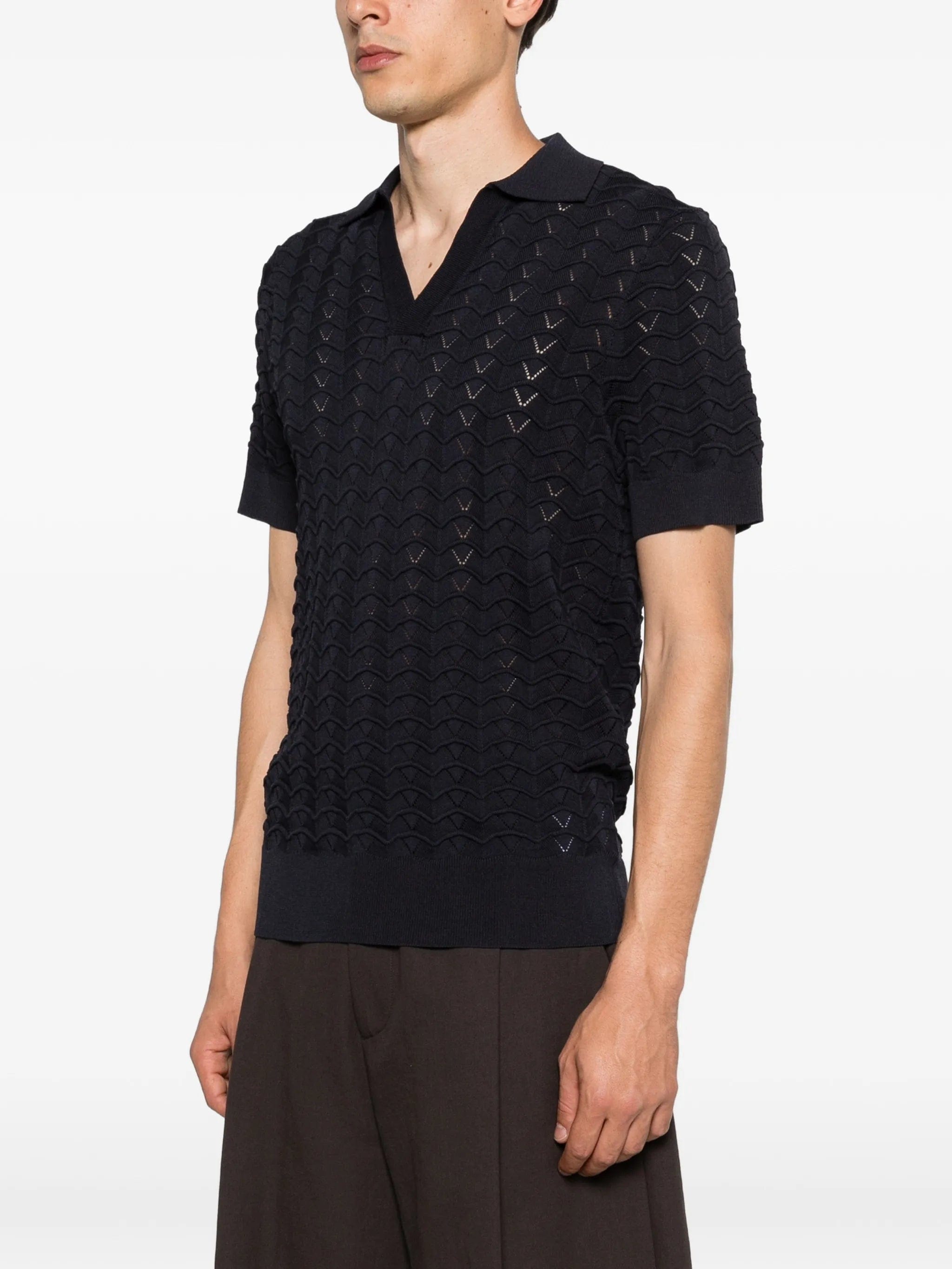 CHÉ open - neck T - shirt