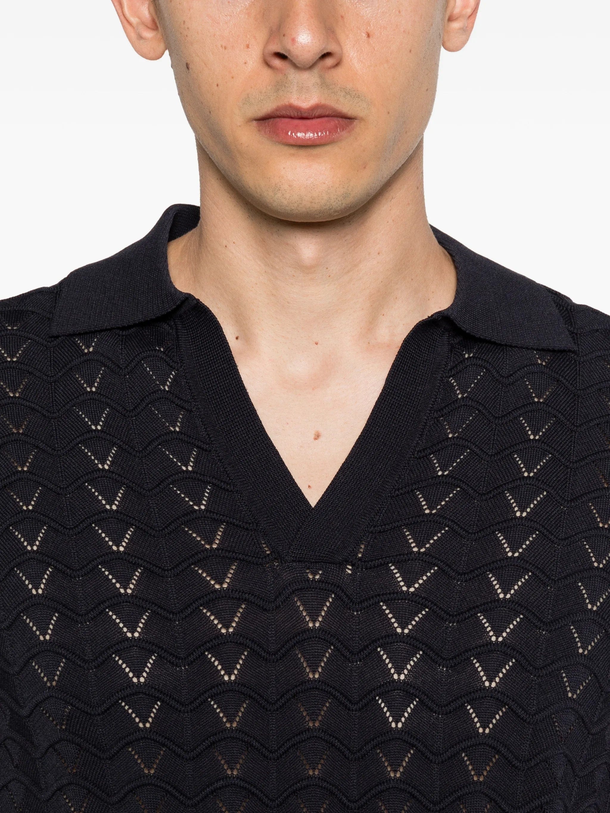 CHÉ open - neck T - shirt