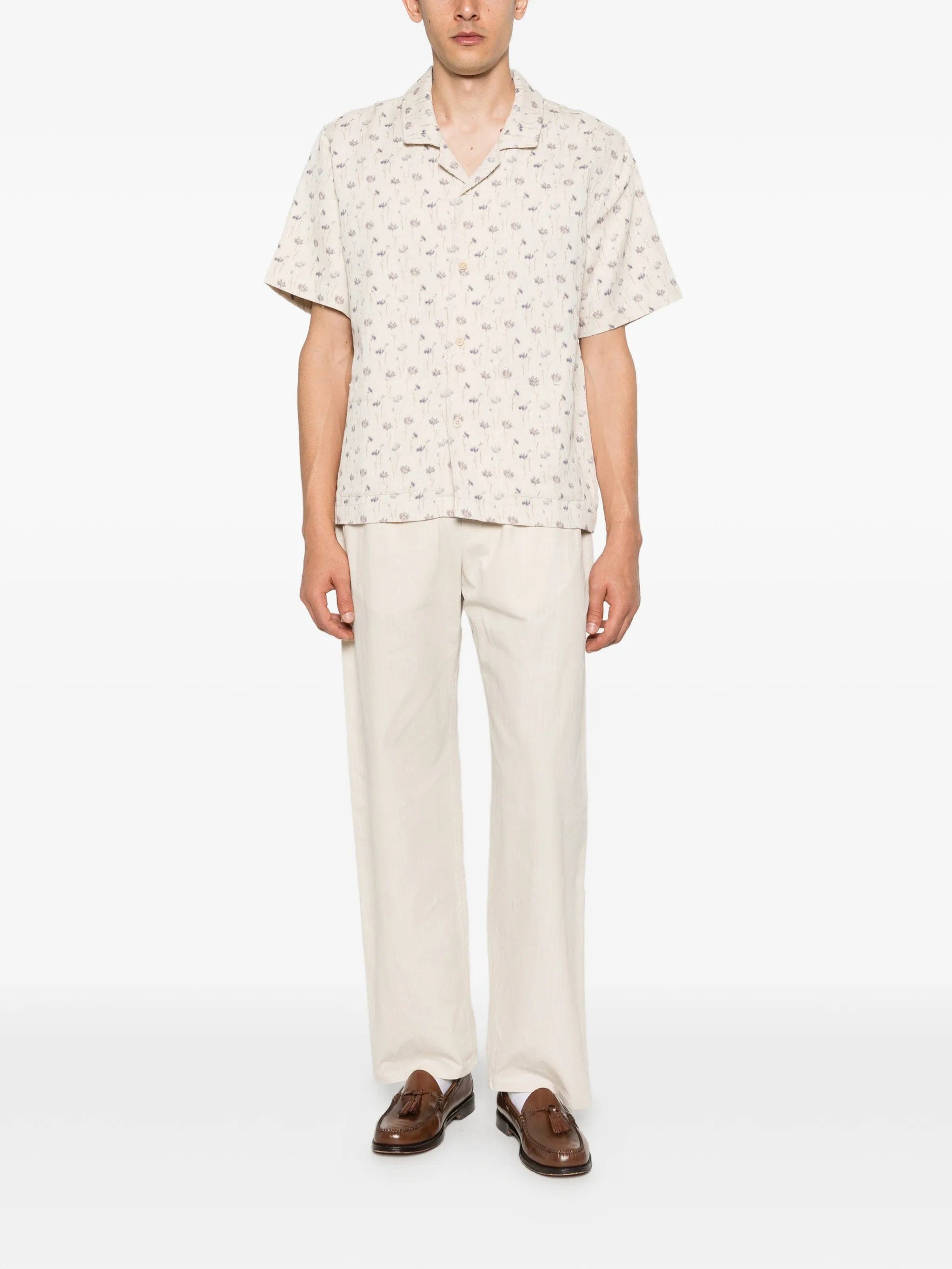 A Kind of Guise Salvi floral field short - sleeve shirt