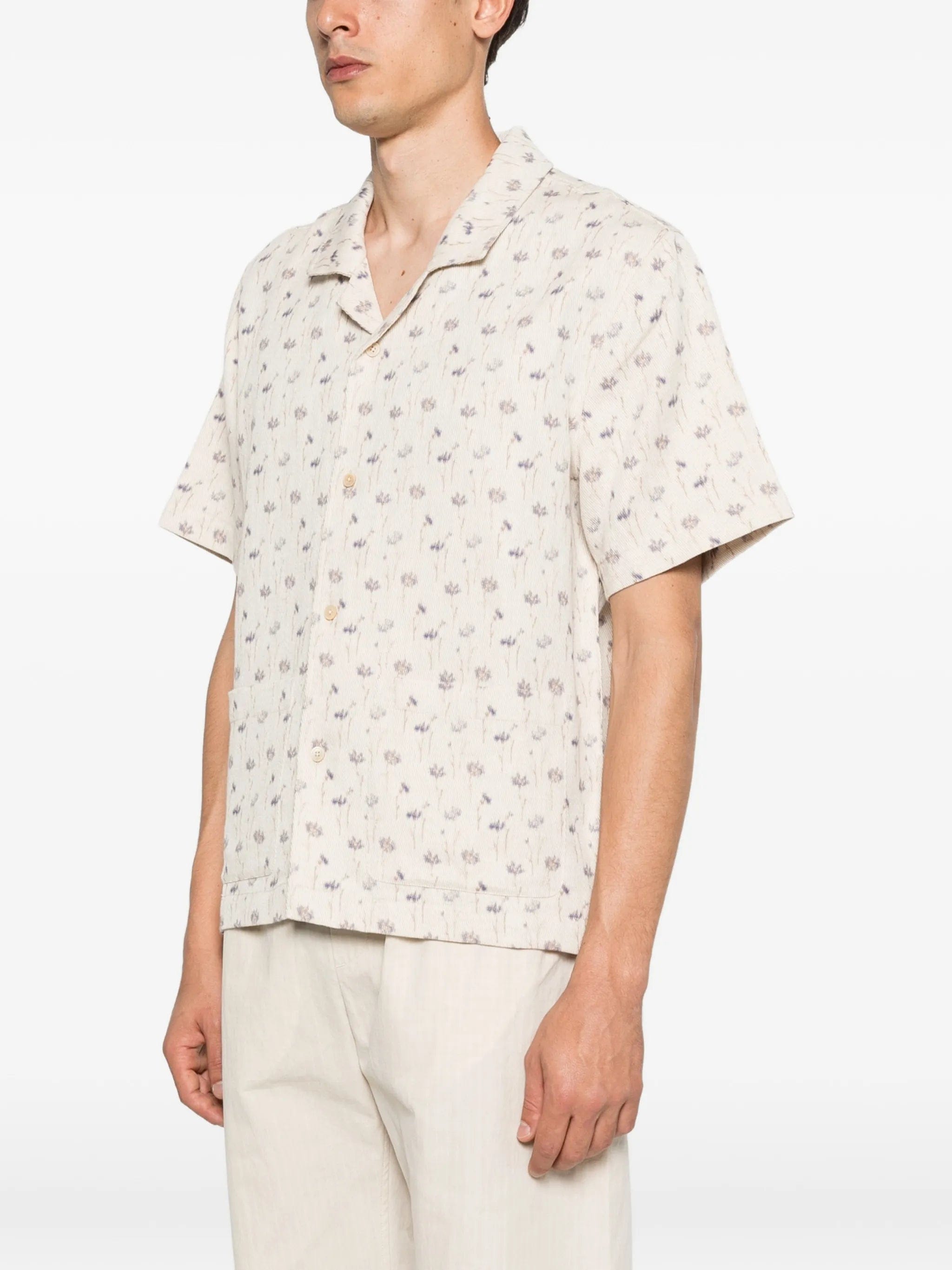 A Kind of Guise Salvi floral field short - sleeve shirt