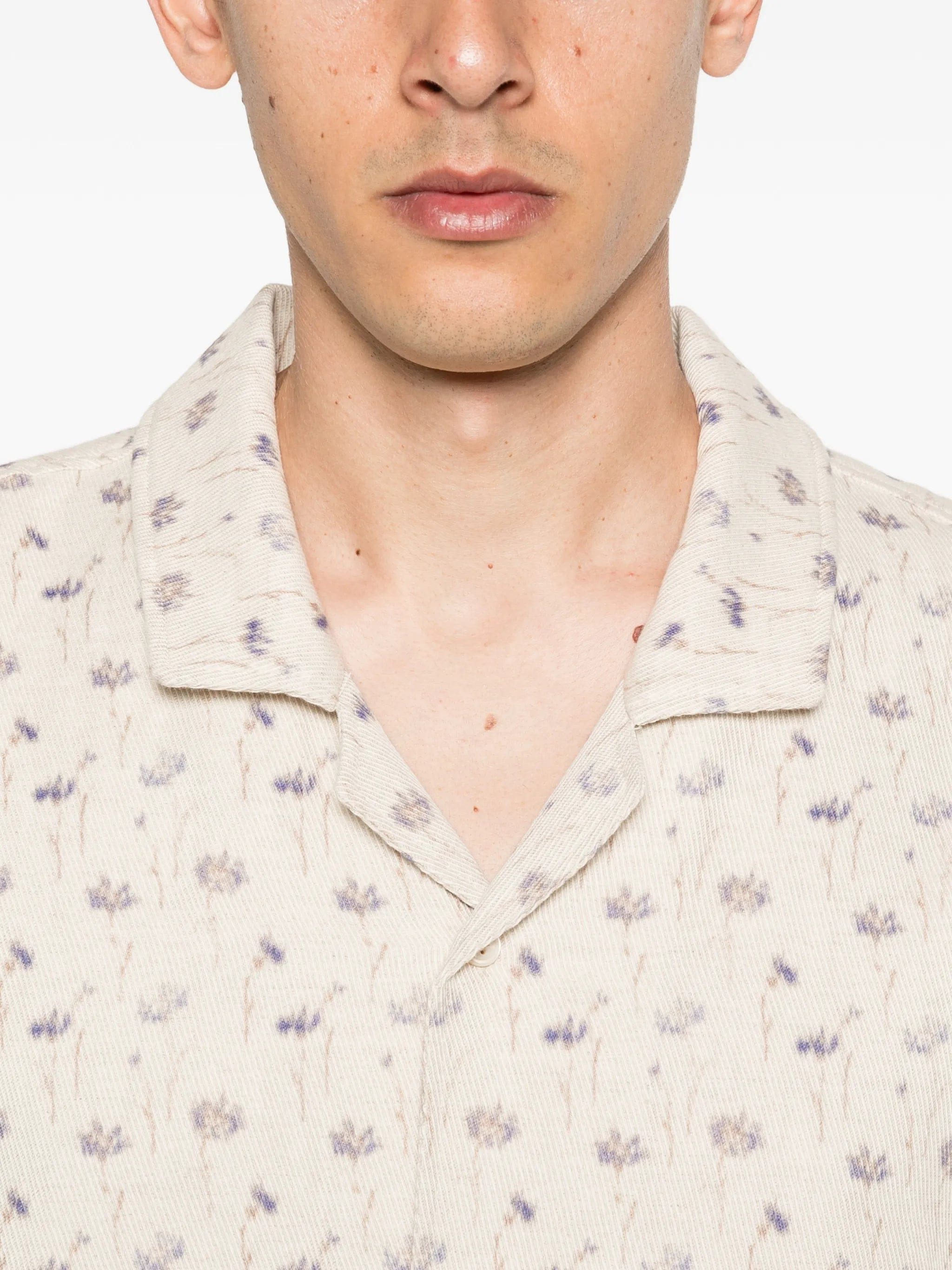 A Kind of Guise Salvi floral field short - sleeve shirt