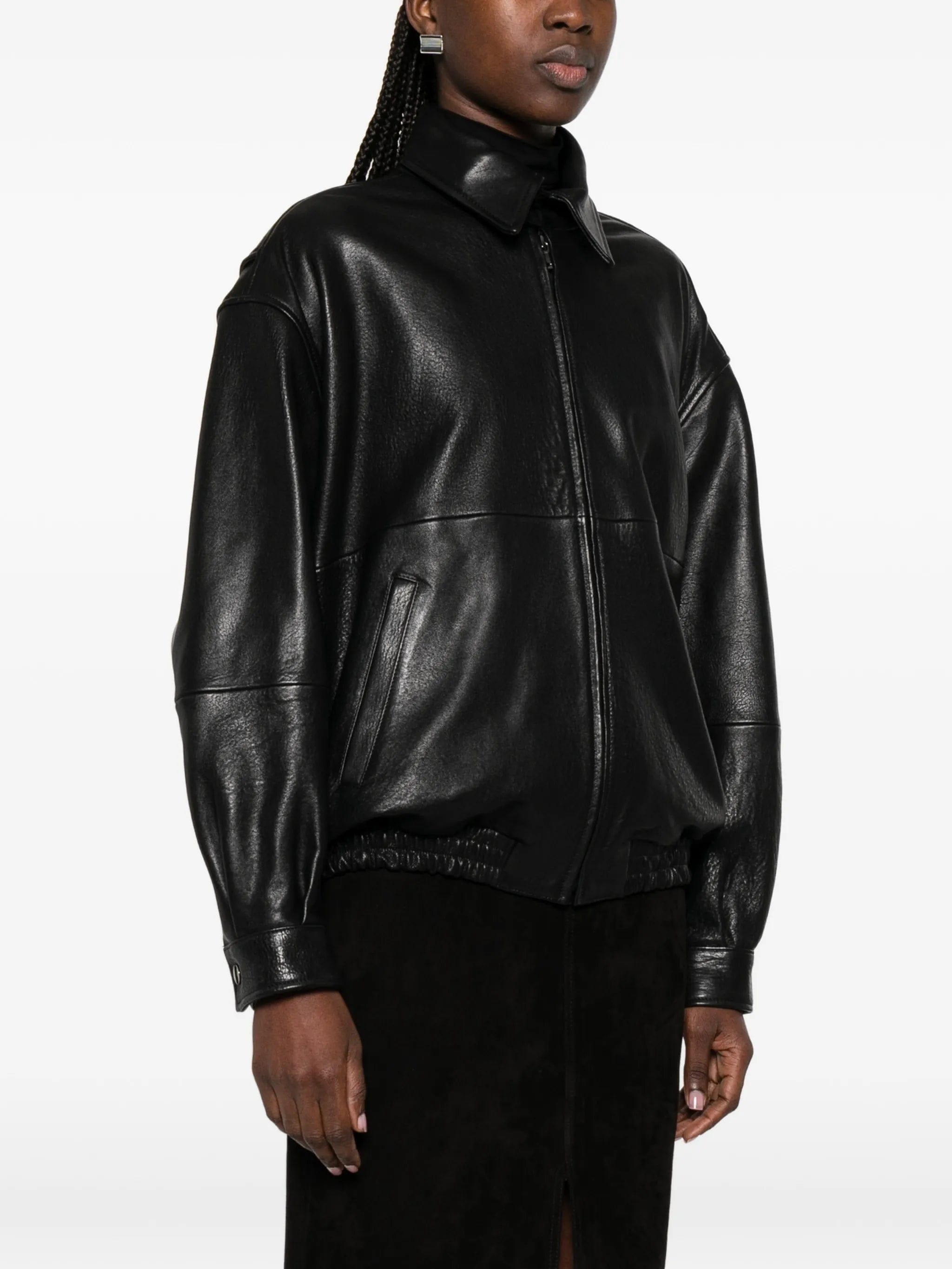 Nour Hammour Doran leather jacket