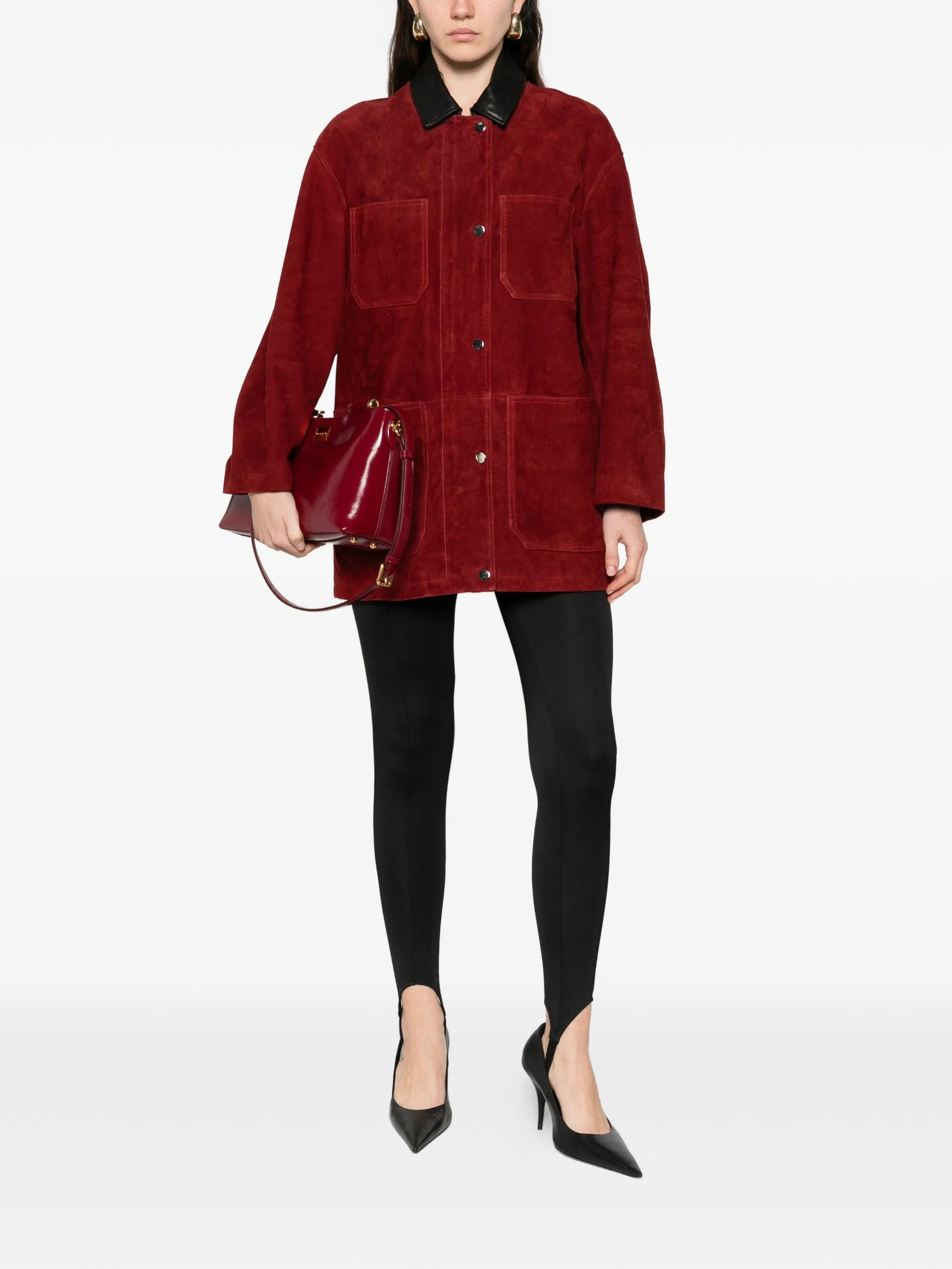 Nour Hammour Barn suede jacket